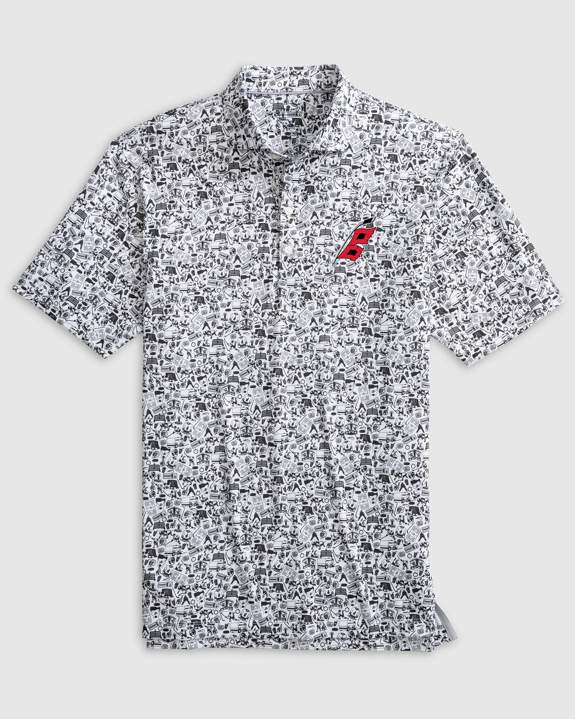 Carolina Hurricanes Performance Jersey Polo - Flag Logo
