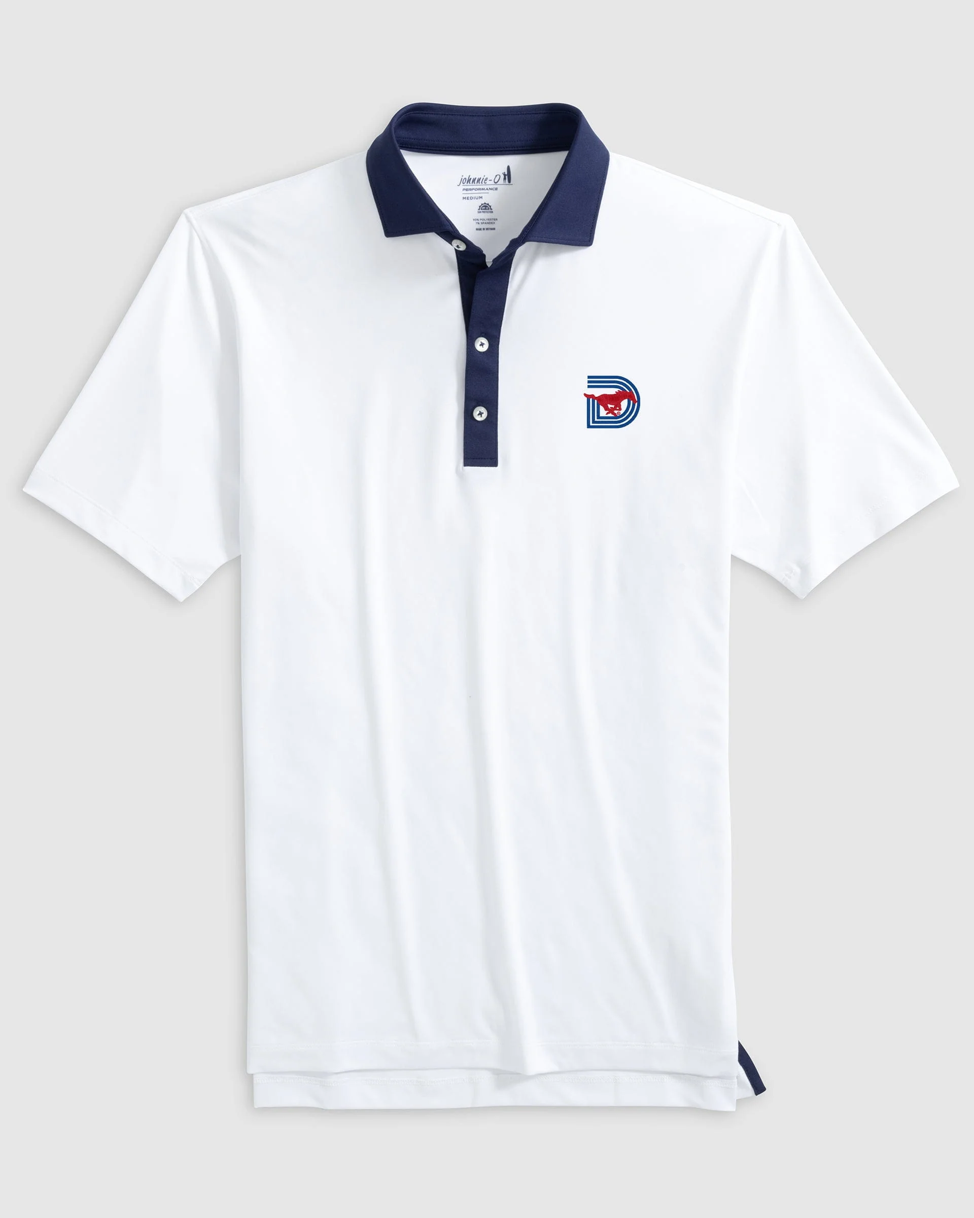 Southern Methodist Ramos Performance Jersey Polo - Triple D Logo - Image 3