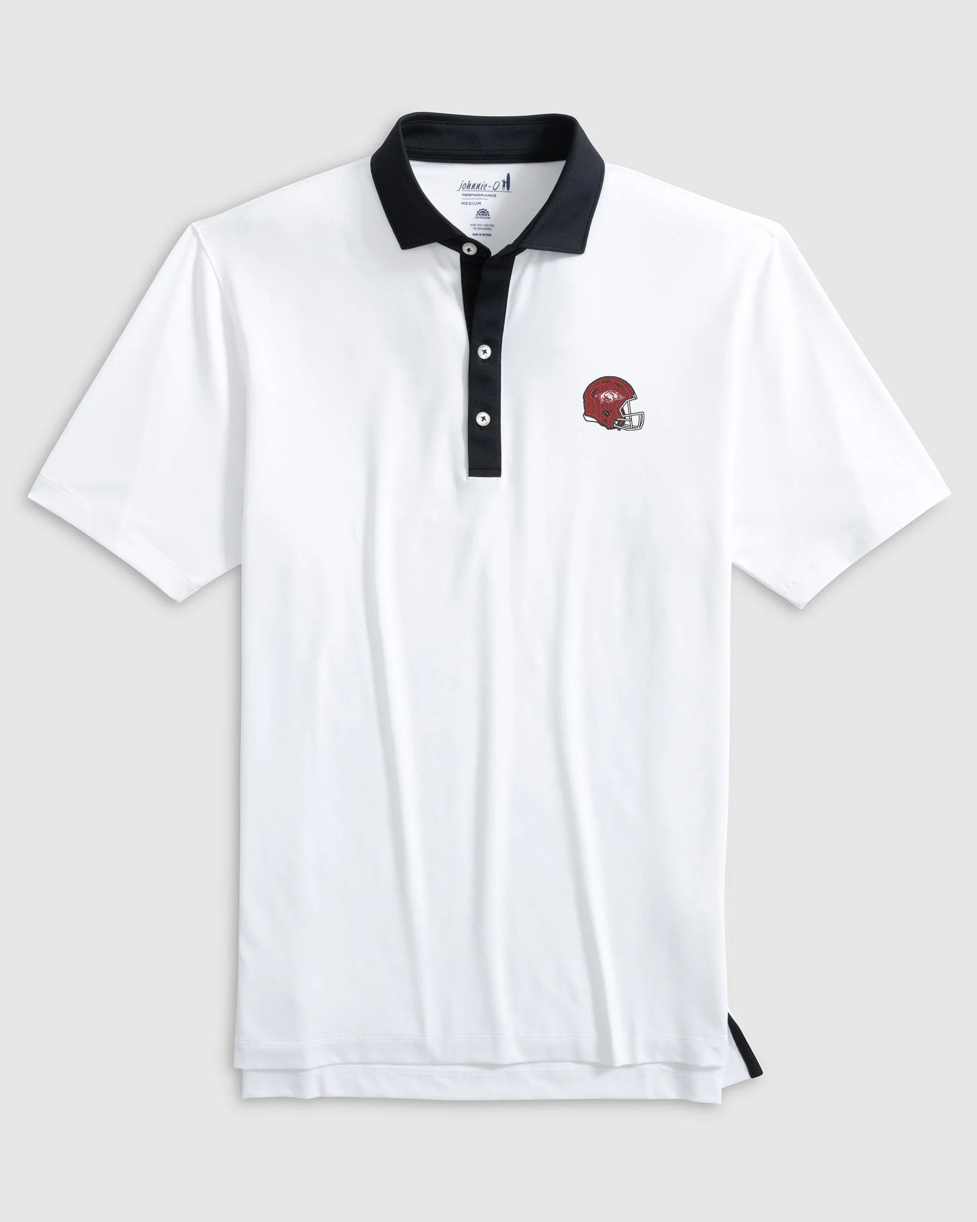 University of Arkansas Ramos Performance Jersey Polo - Helmet Logo