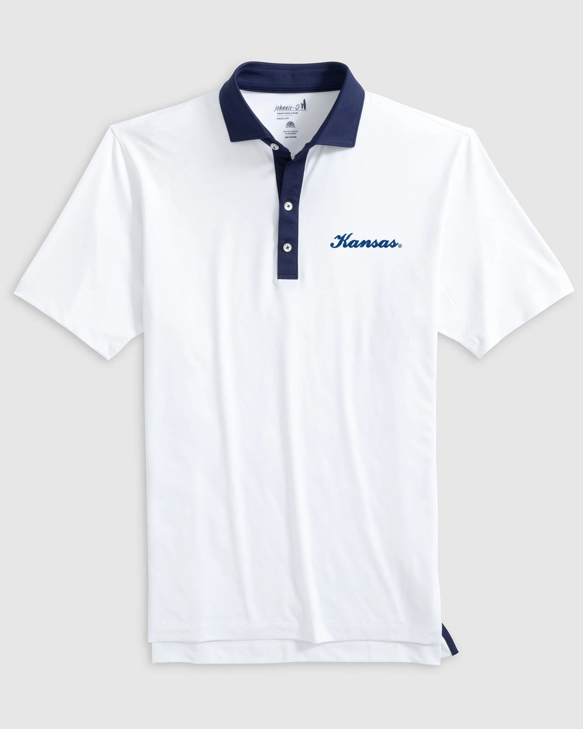 Kansas Ramos Performance Jersey Polo - Script Logo - Image 3