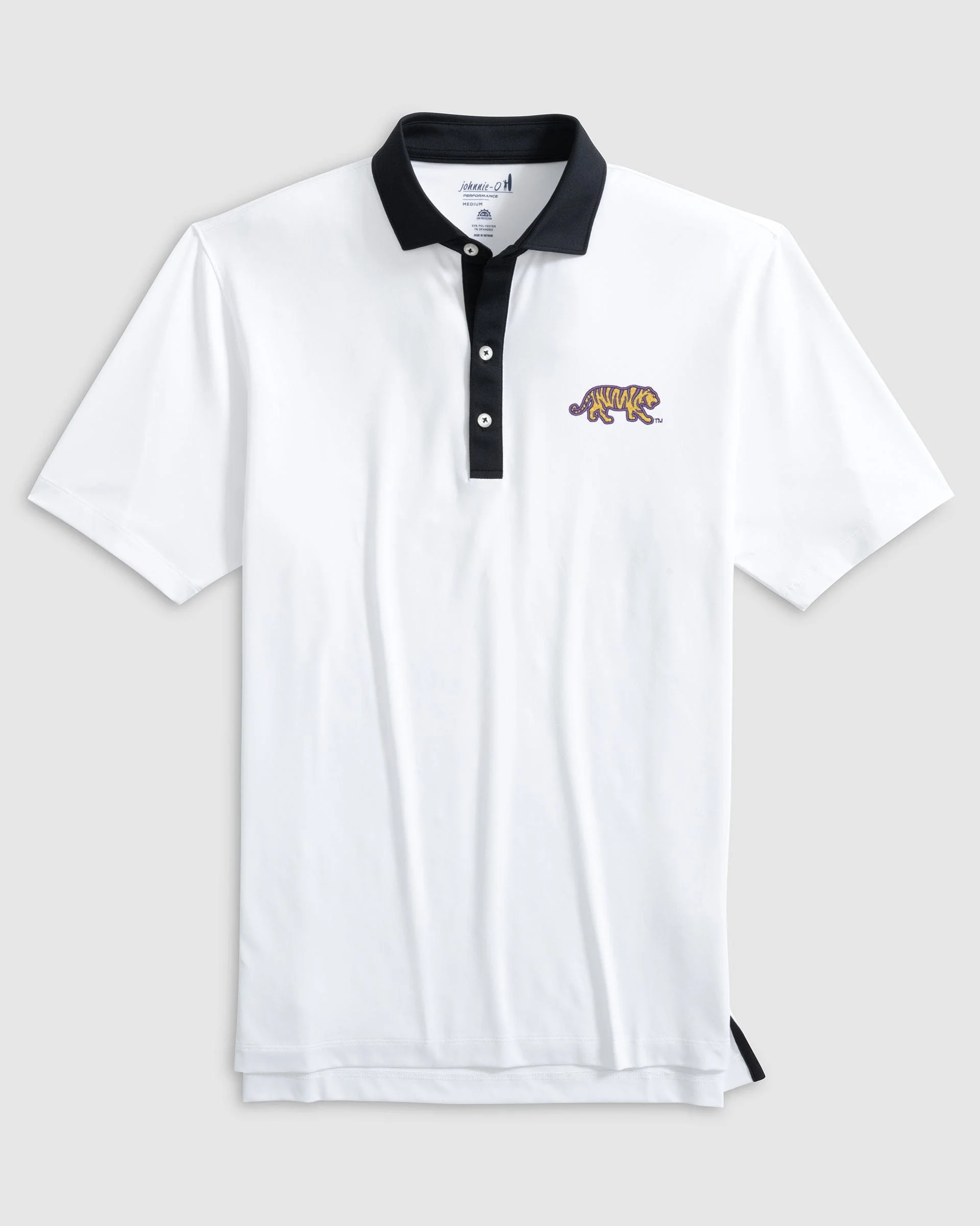 Louisiana State Ramos Performance Jersey Polo - Mike The Tiger Logo