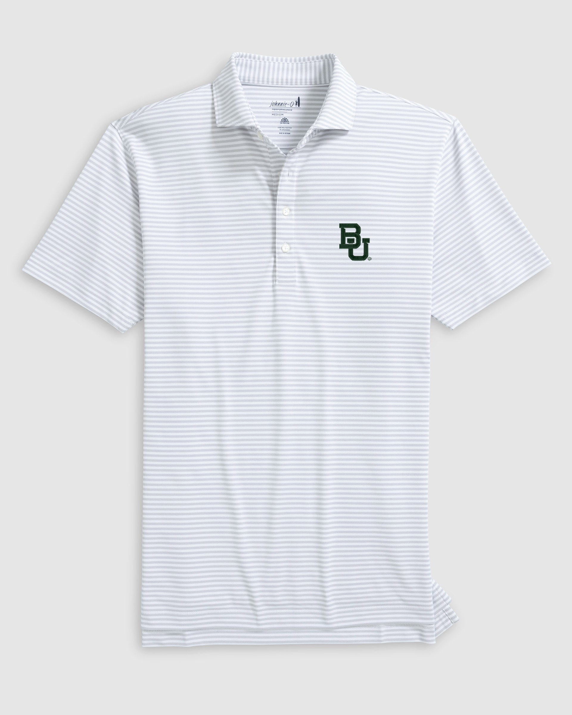 Baylor University Stetsons Striped Performance Mesh Polo - Image 5