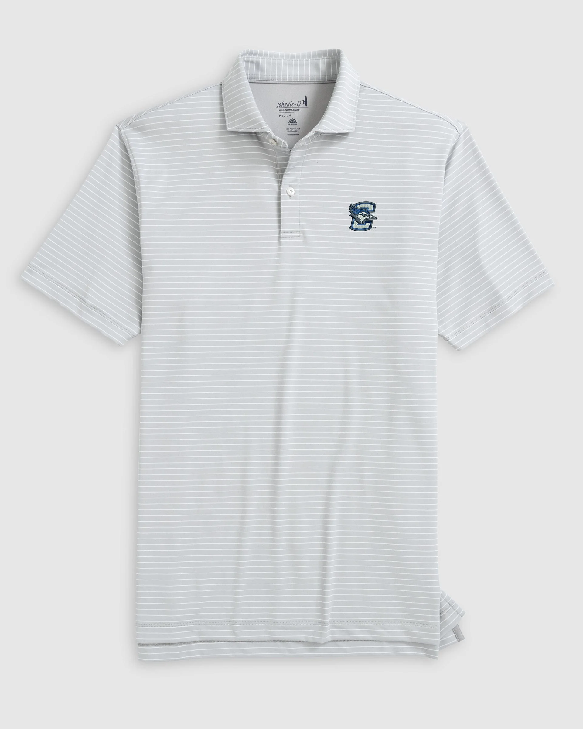 Creighton University Beau Striped Performance Jersey Polo - Image 4