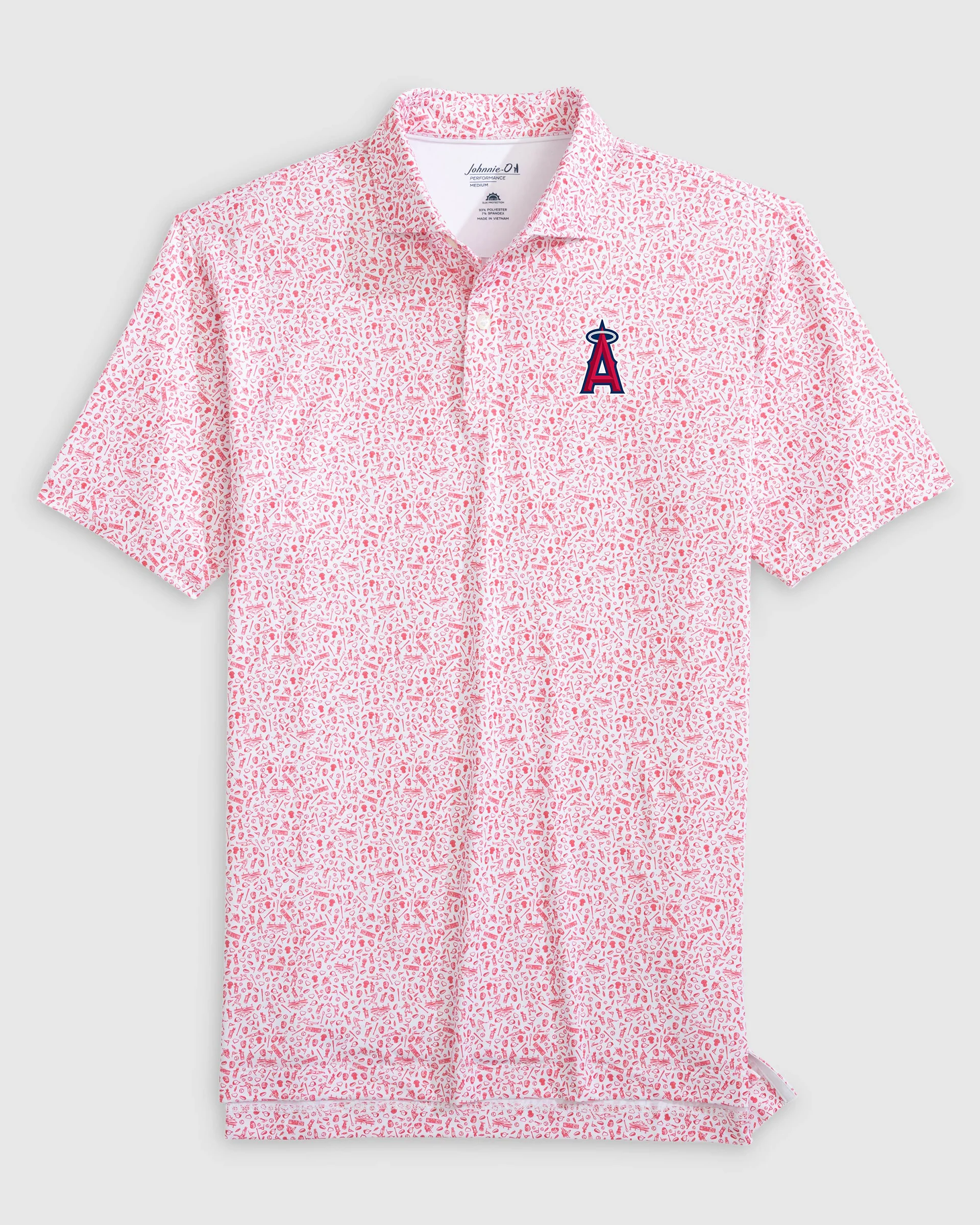 Los Angeles Angels Rally Cap Performance Polo - Image 2