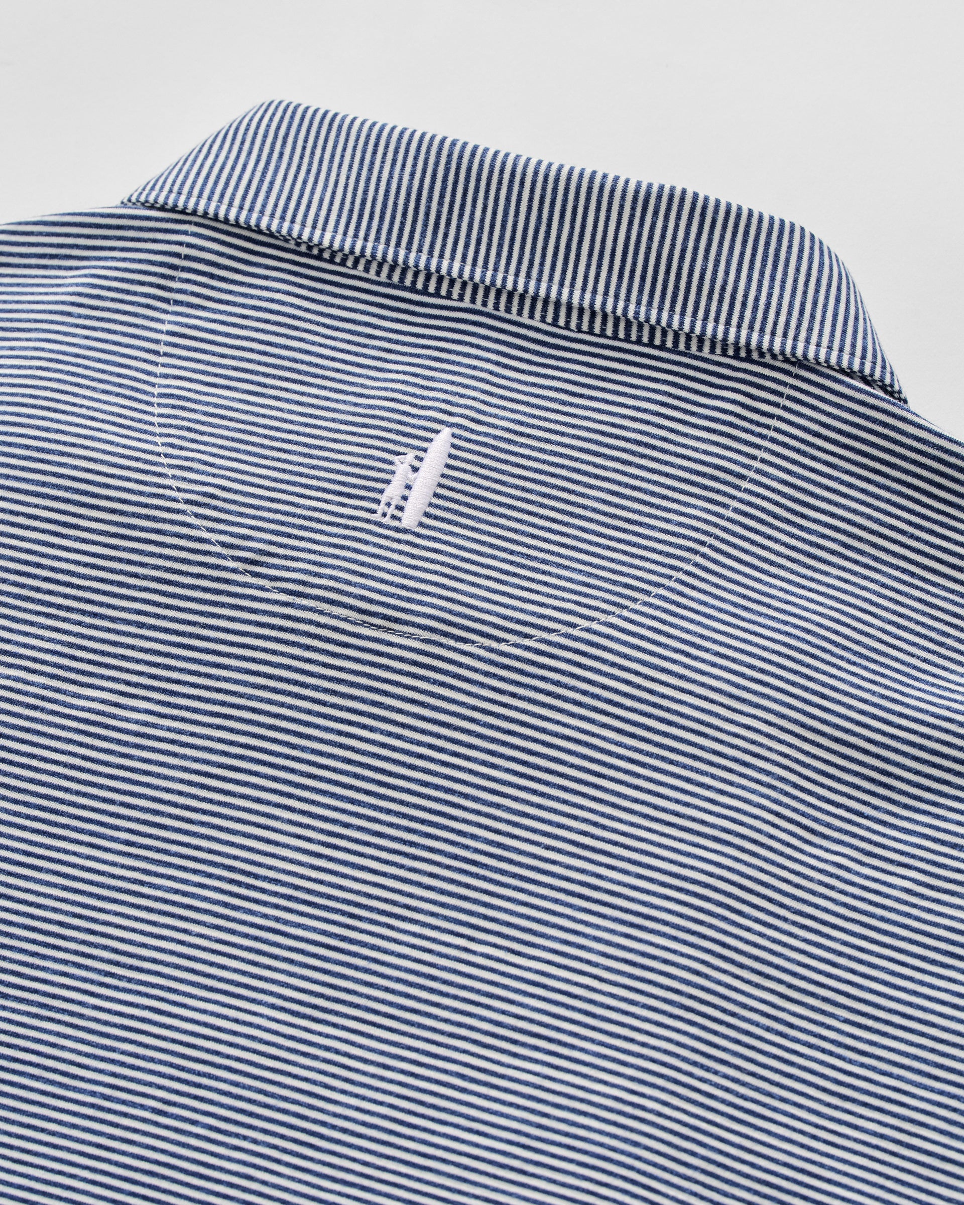 Slub Cotton Blend Polo - Thatcher Stripe - Image 6