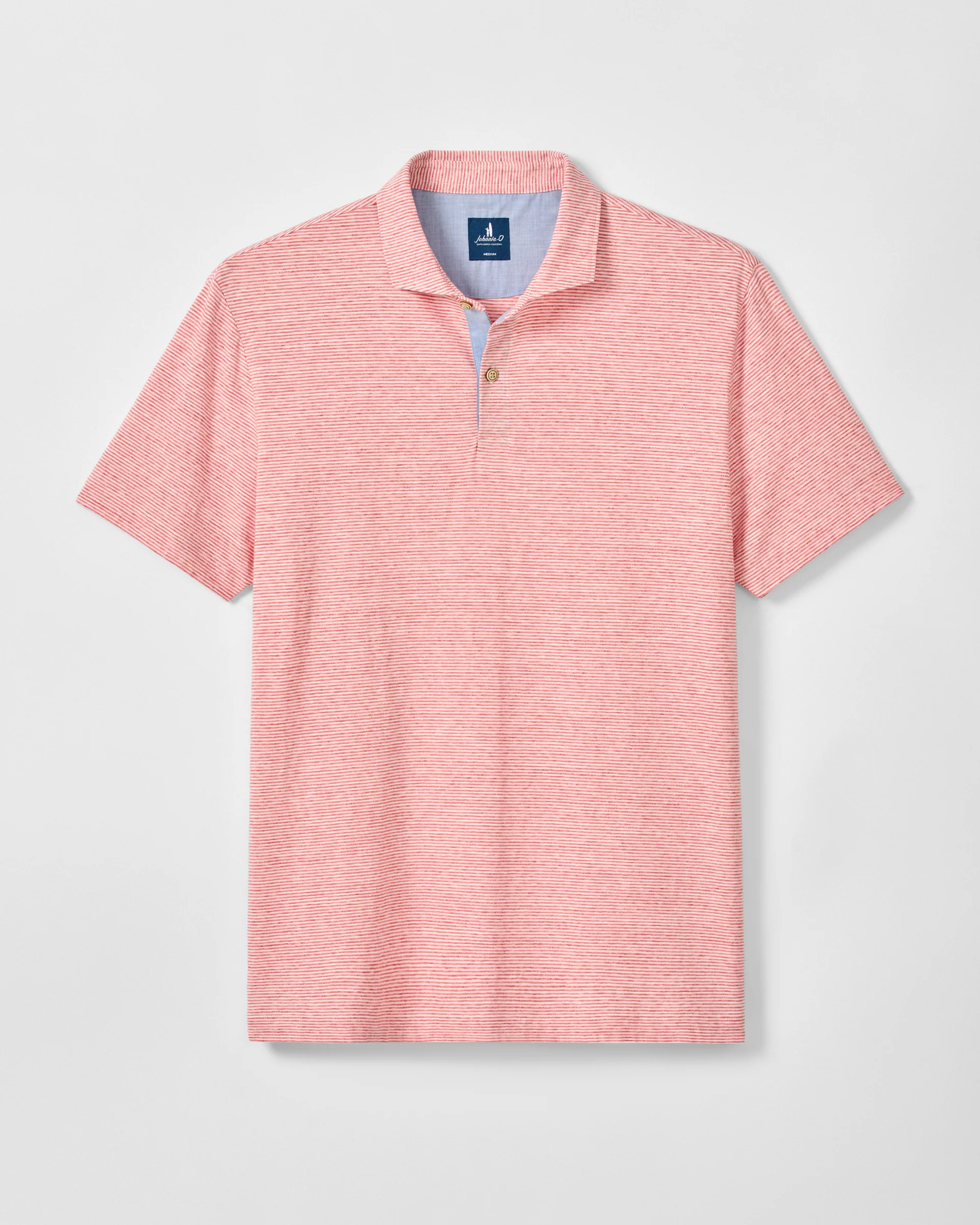 Slub Cotton Blend Polo - Thatcher Stripe - Image 4