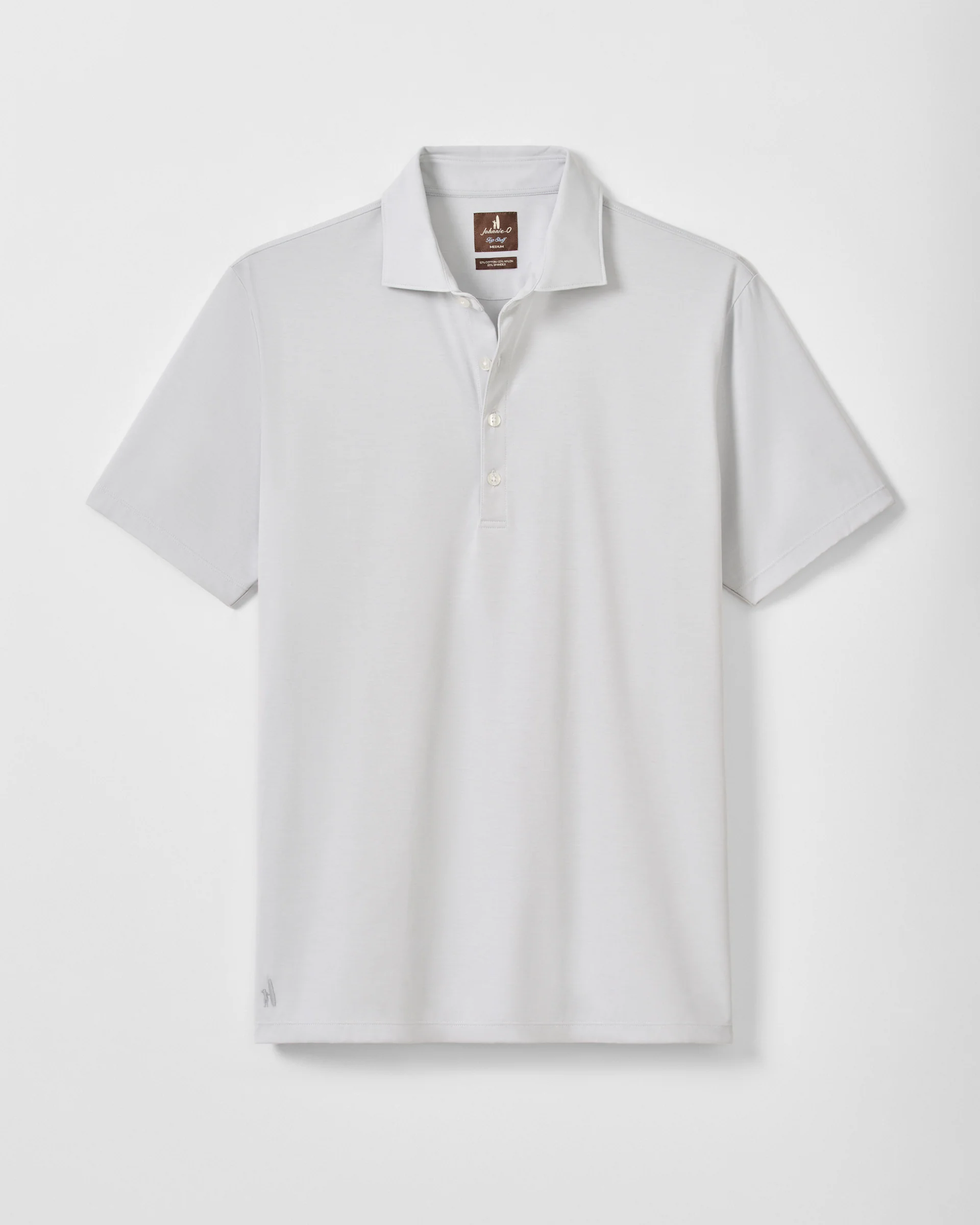 Fine Pique Knit 4-Button Polo - Elba Solid - Image 3