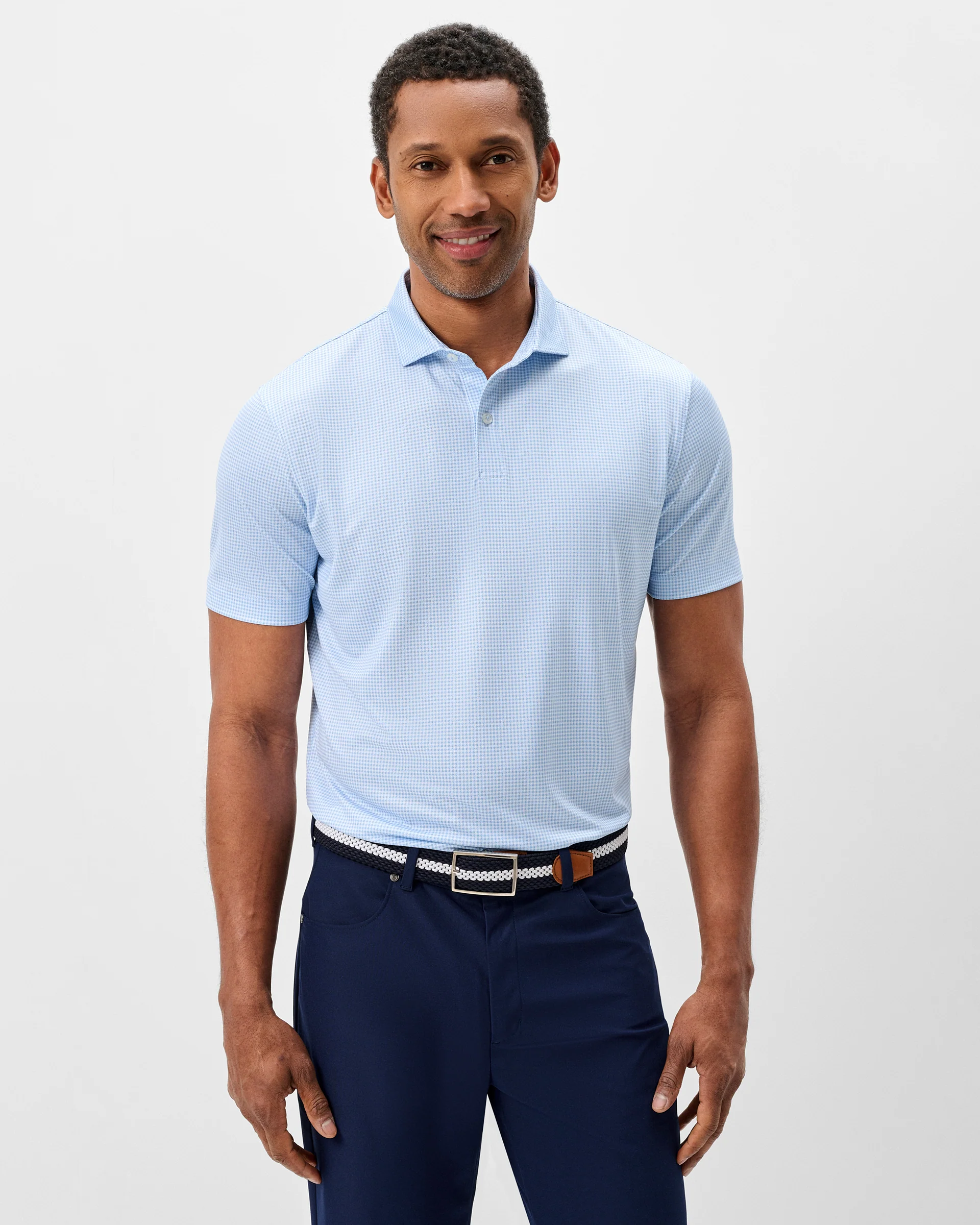 Performance Jersey Polo - Dot Neat - Image 2