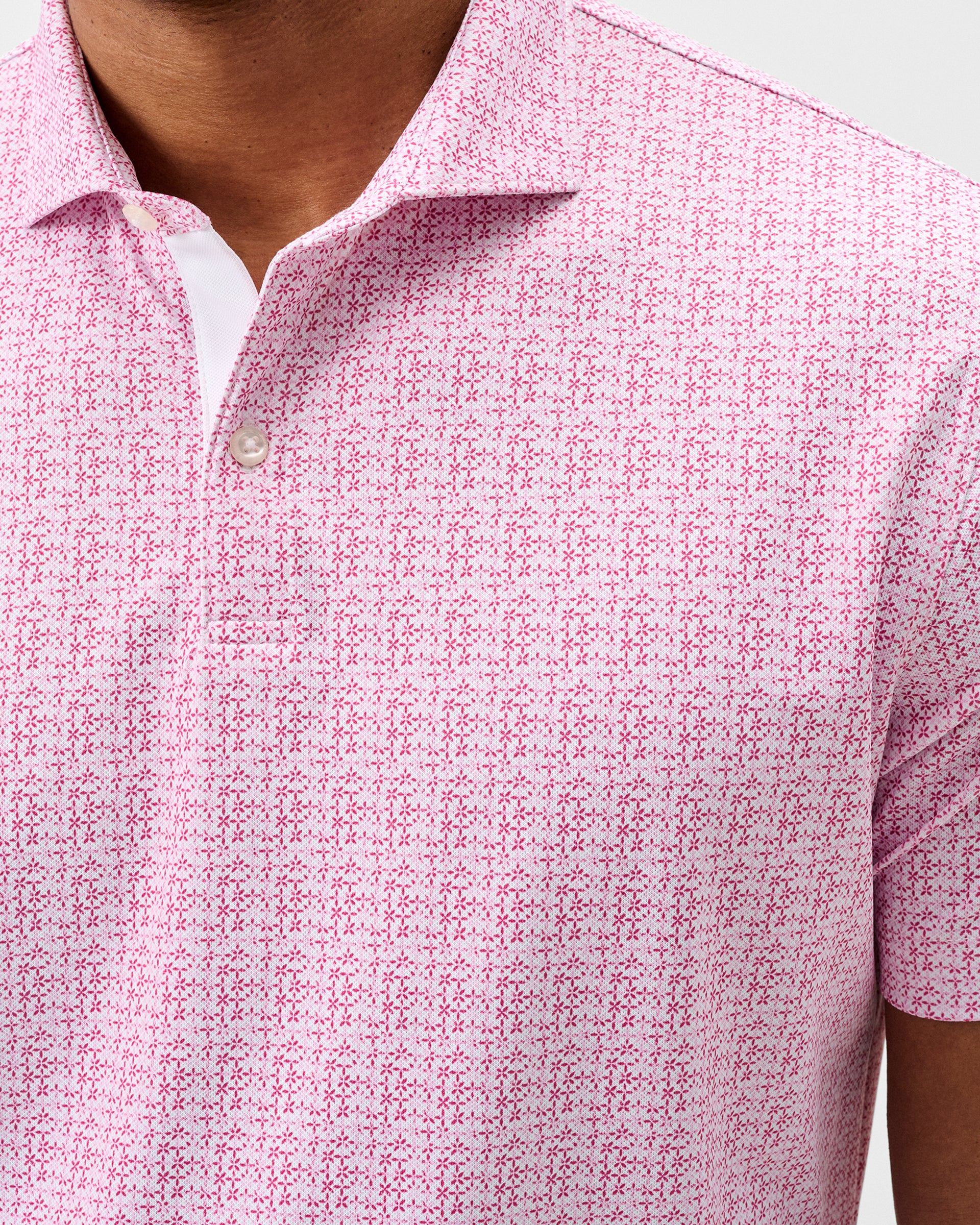 Performance Mesh Polo - Vintage Floral