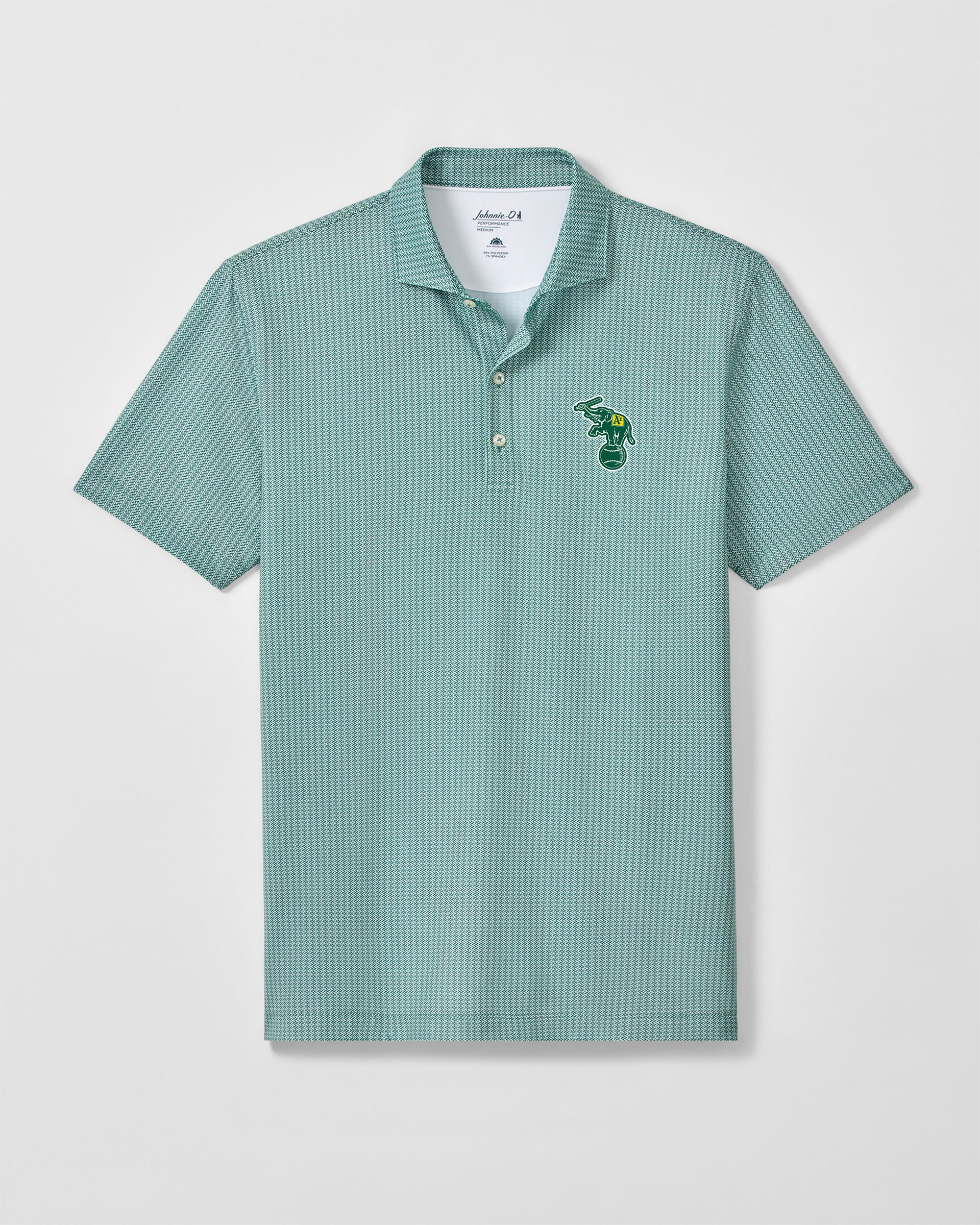 Oakland Athletics Crosslink Printed Performance Jersey - Cooperstown Logo - Image 2