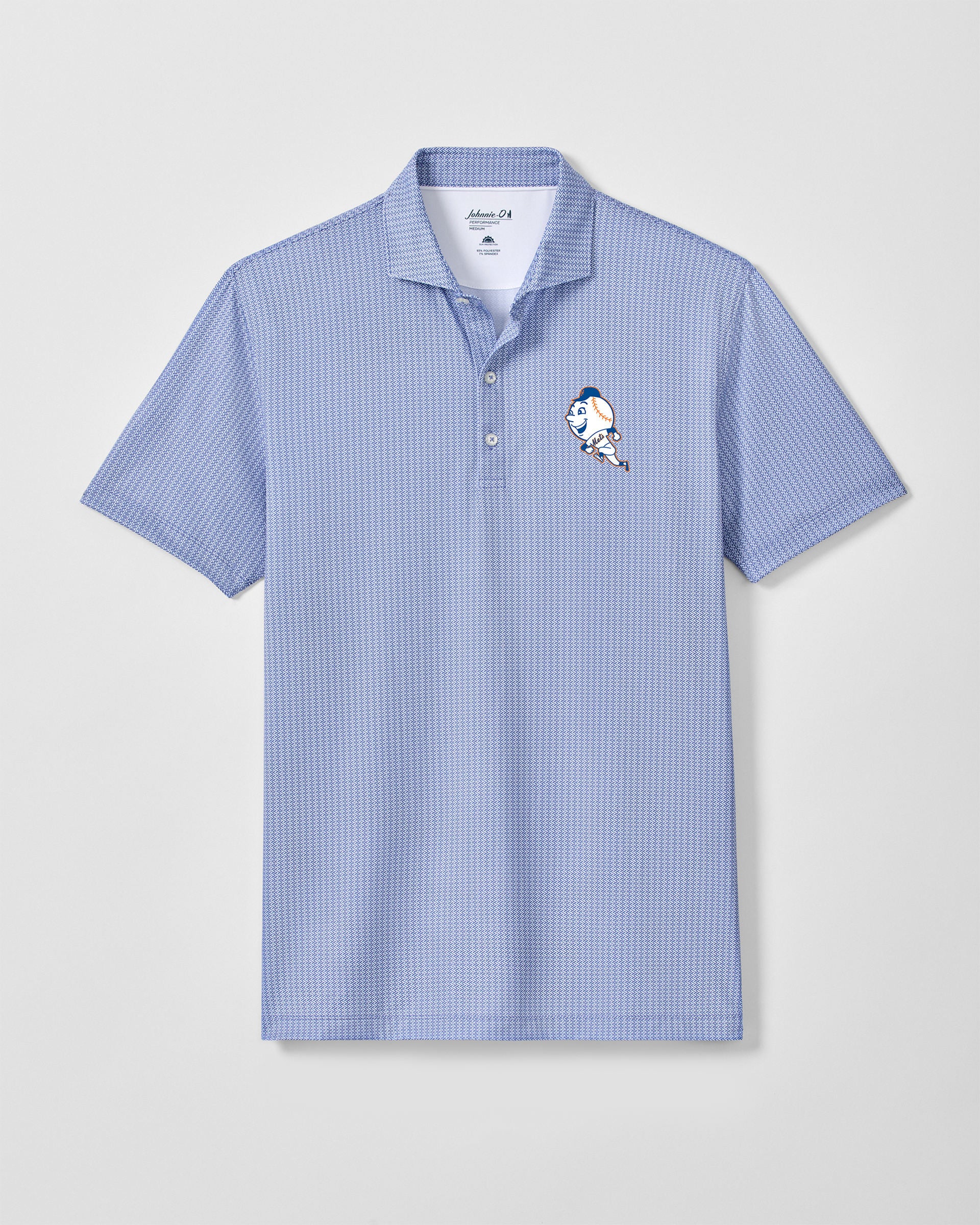New York Mets Crosslink Printed Performance Jersey - Cooperstown Logo - Image 3