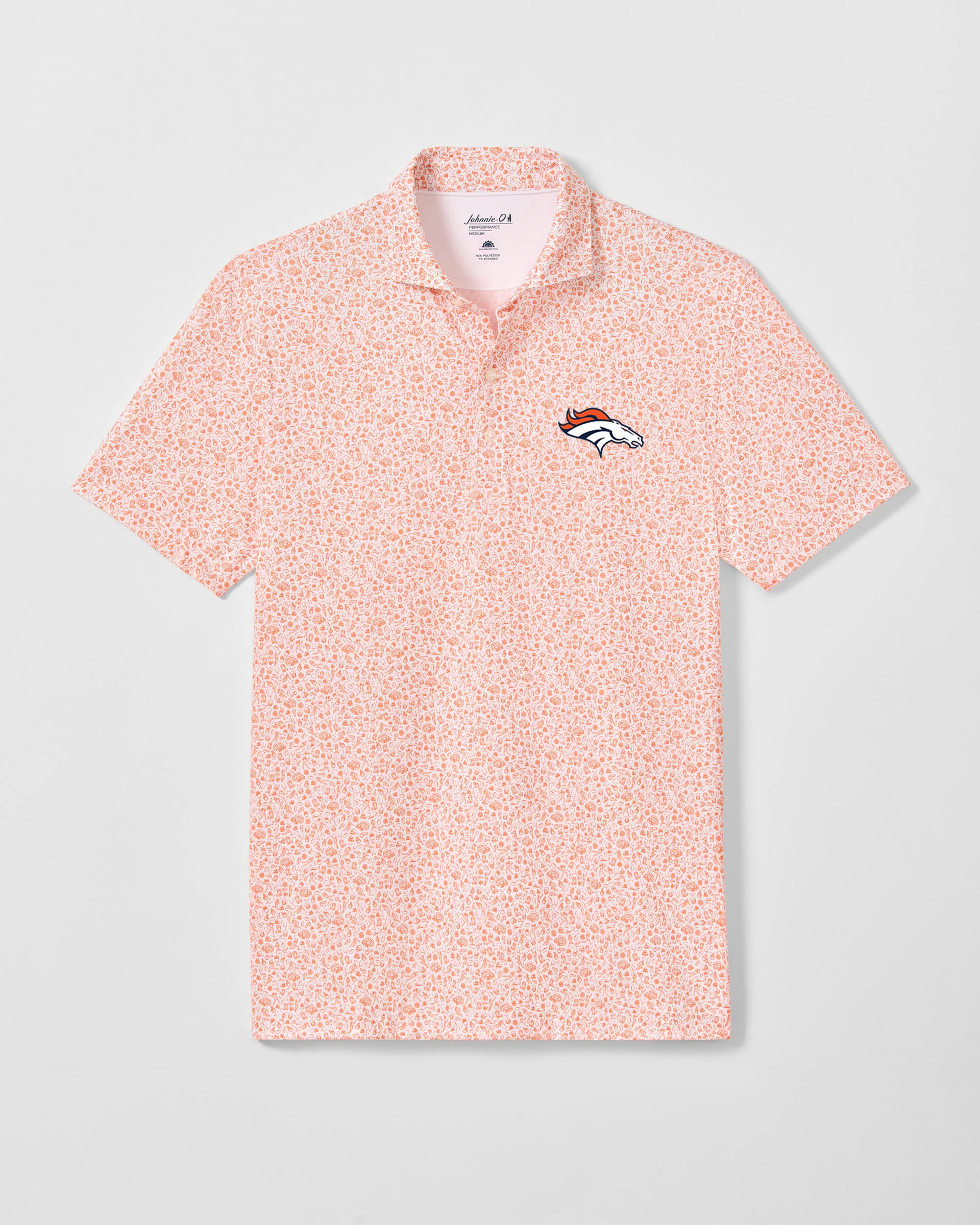 Denver Broncos Gridiron Performance Jersey Polo - Image 2