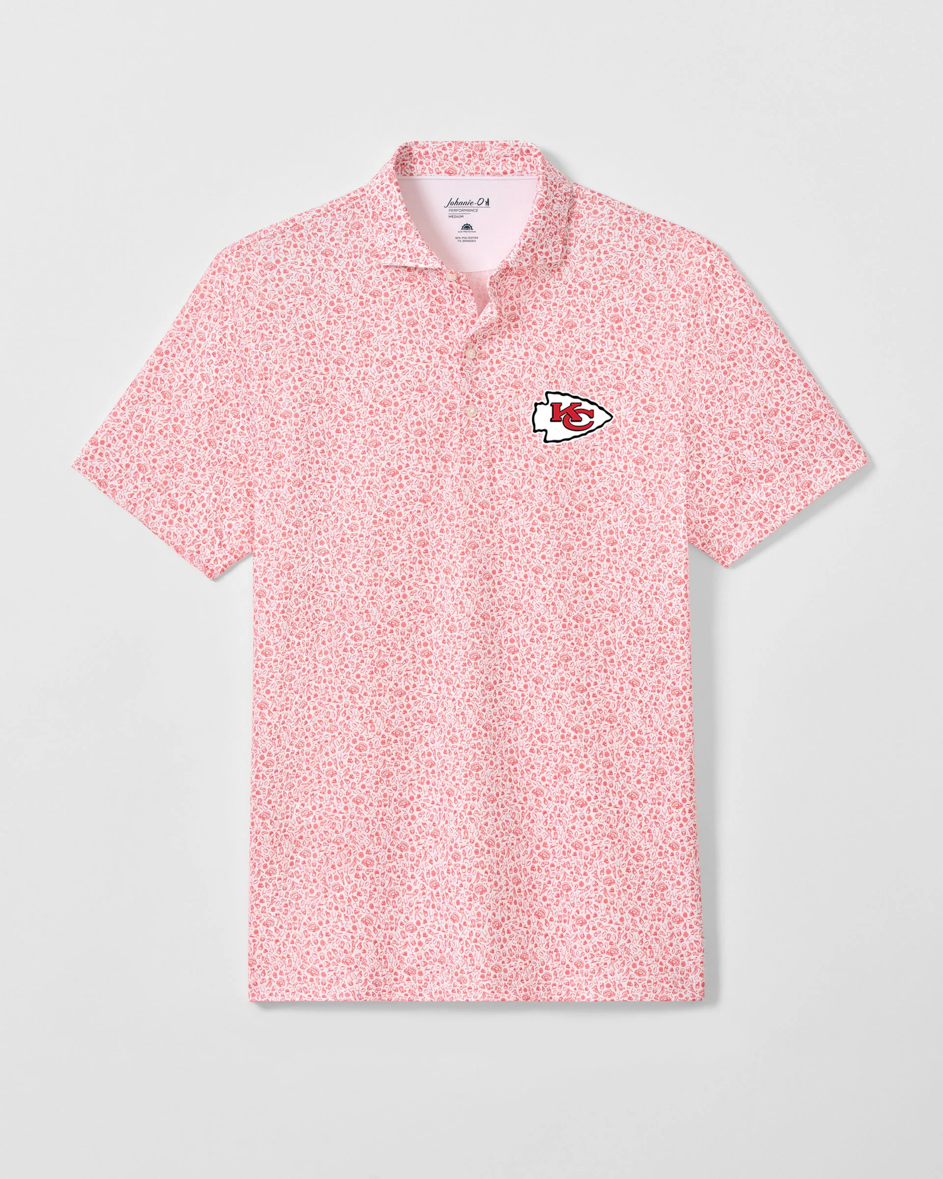 Kansas City Chiefs Gridiron Performance Jersey Polo - Image 2