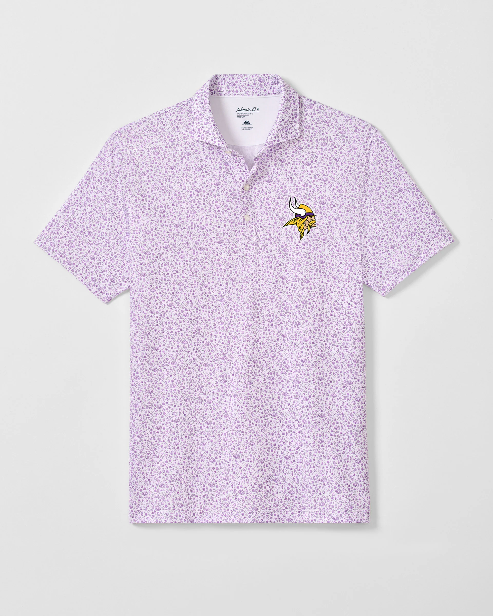 Minnesota Vikings Gridiron Performance Jersey Polo - Image 2