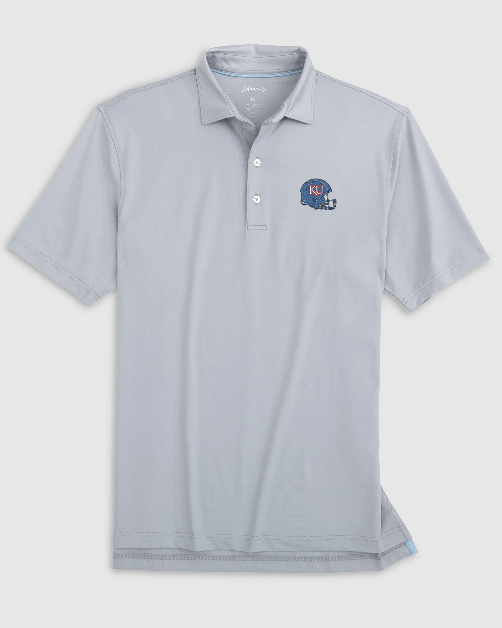 University of Kansas Birdie Performance Jersey Polo - Helmet Logo - Image 2