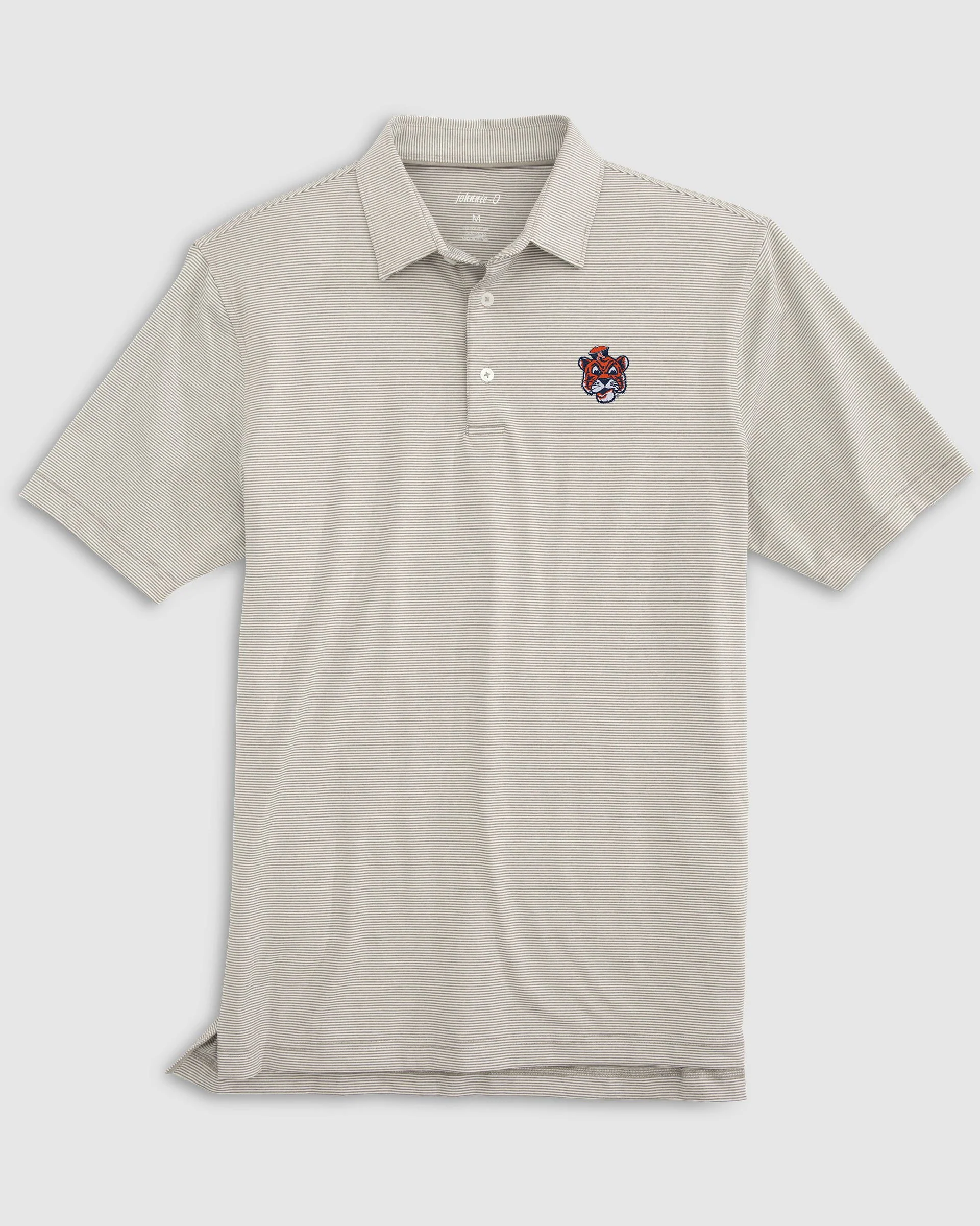 Auburn University Lyndonn Striped Jersey Performance Polo - Vault Logo - Image 6