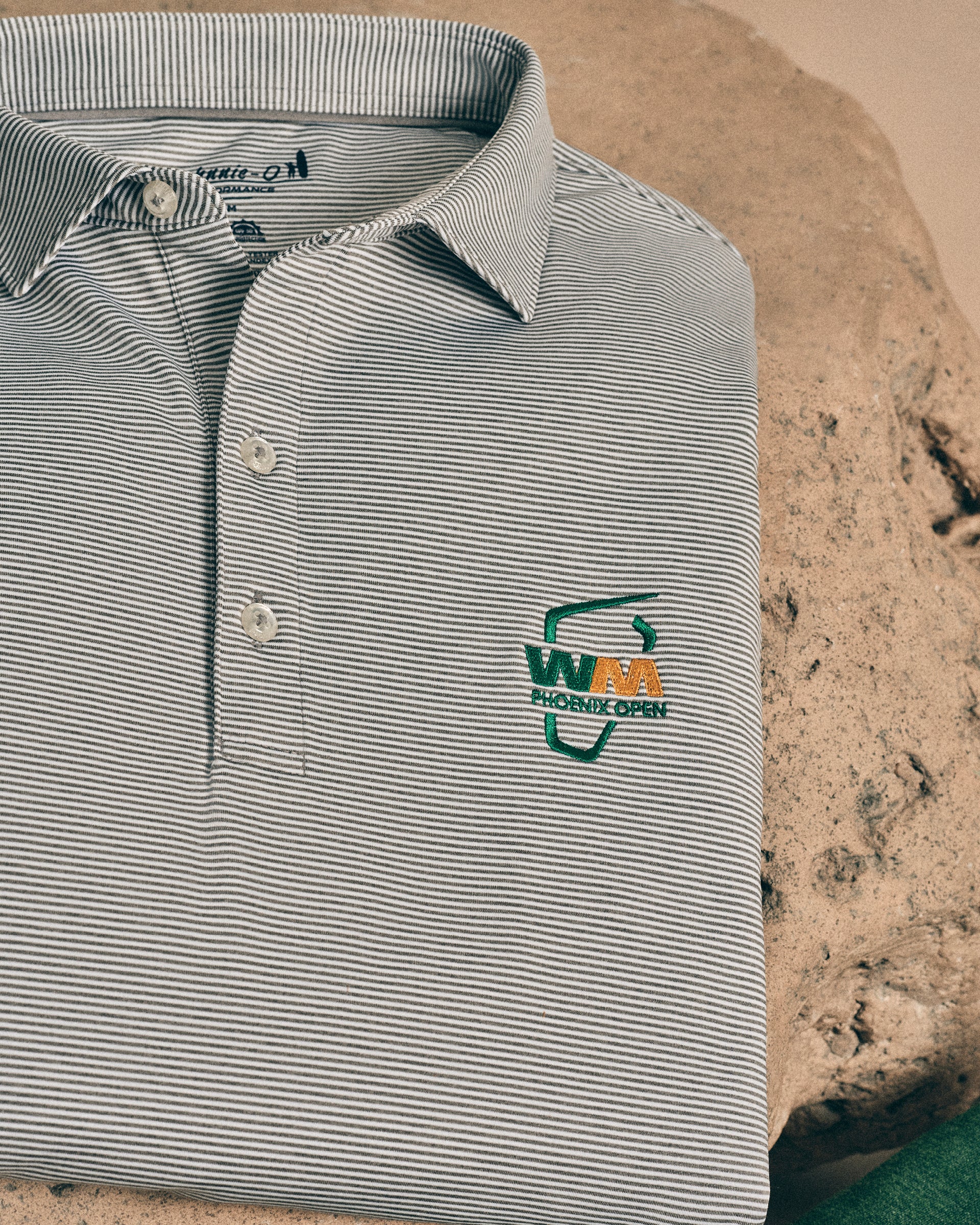 WM Phoenix Open Lyndonn Striped Jersey Performance Polo - Image 13