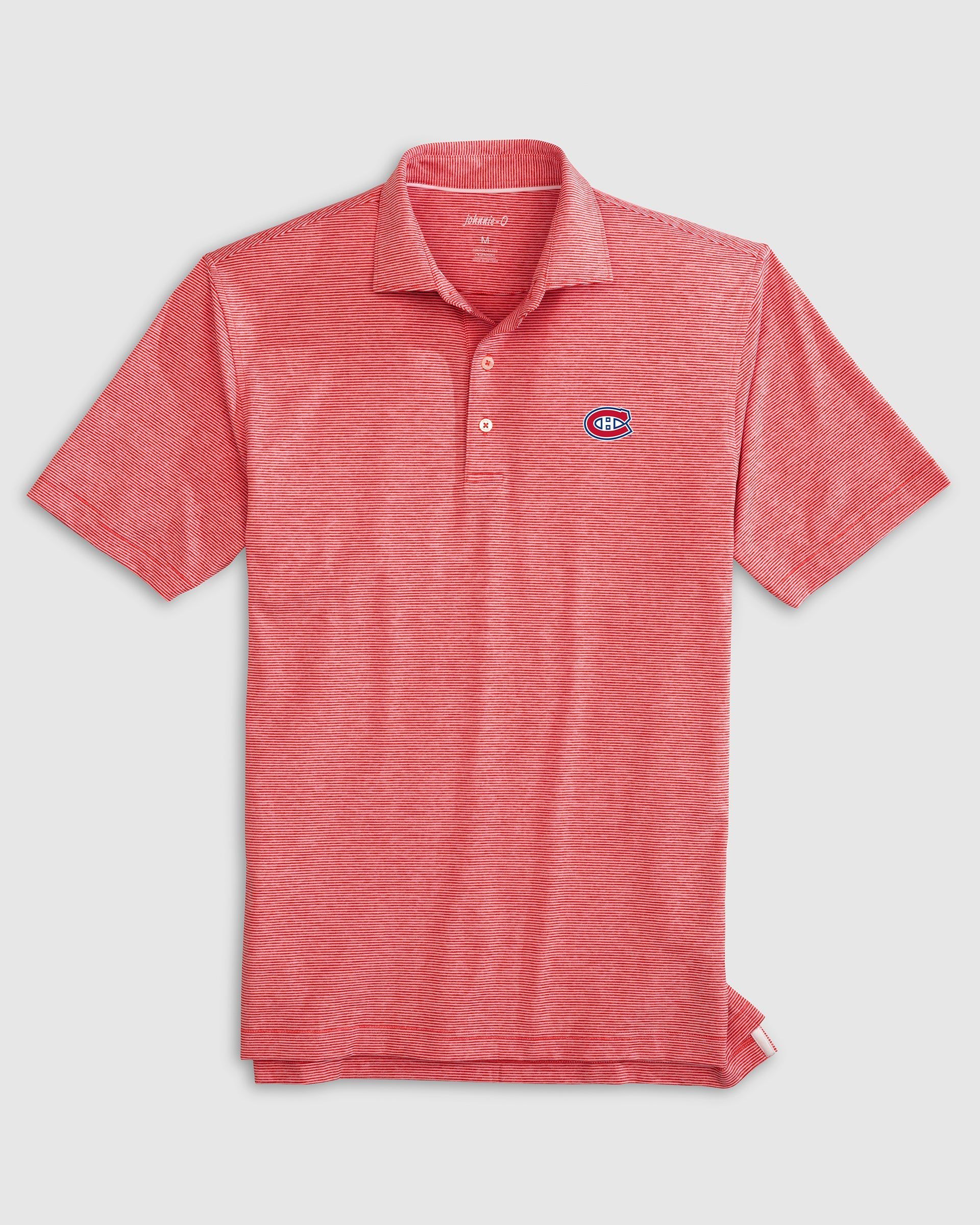 Montreal Canadiens Lyndonn Striped Jersey Performance Polo - Image 6