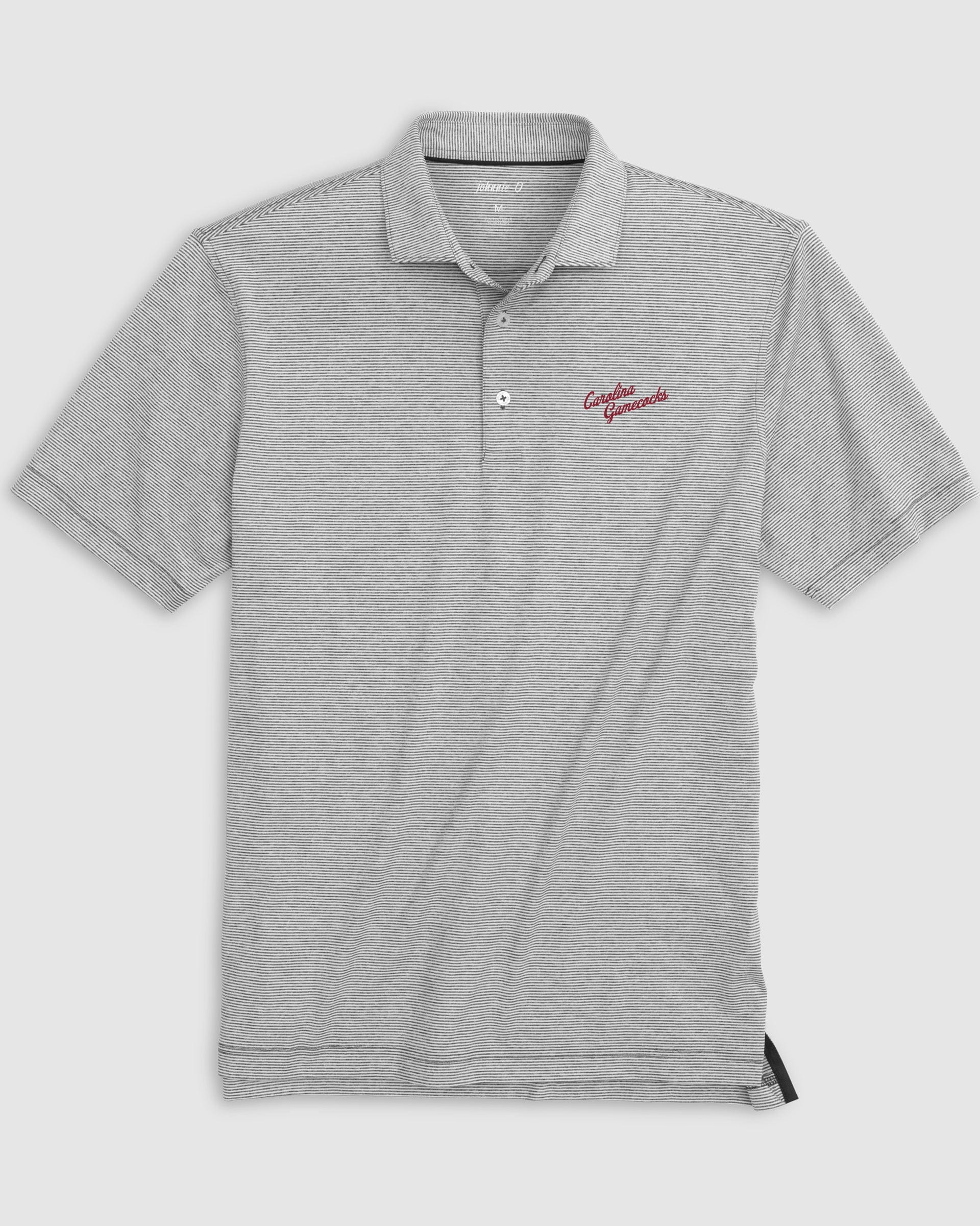 South Carolina Lyndonn Striped Jersey Performance Polo - Vault Logo - Image 10