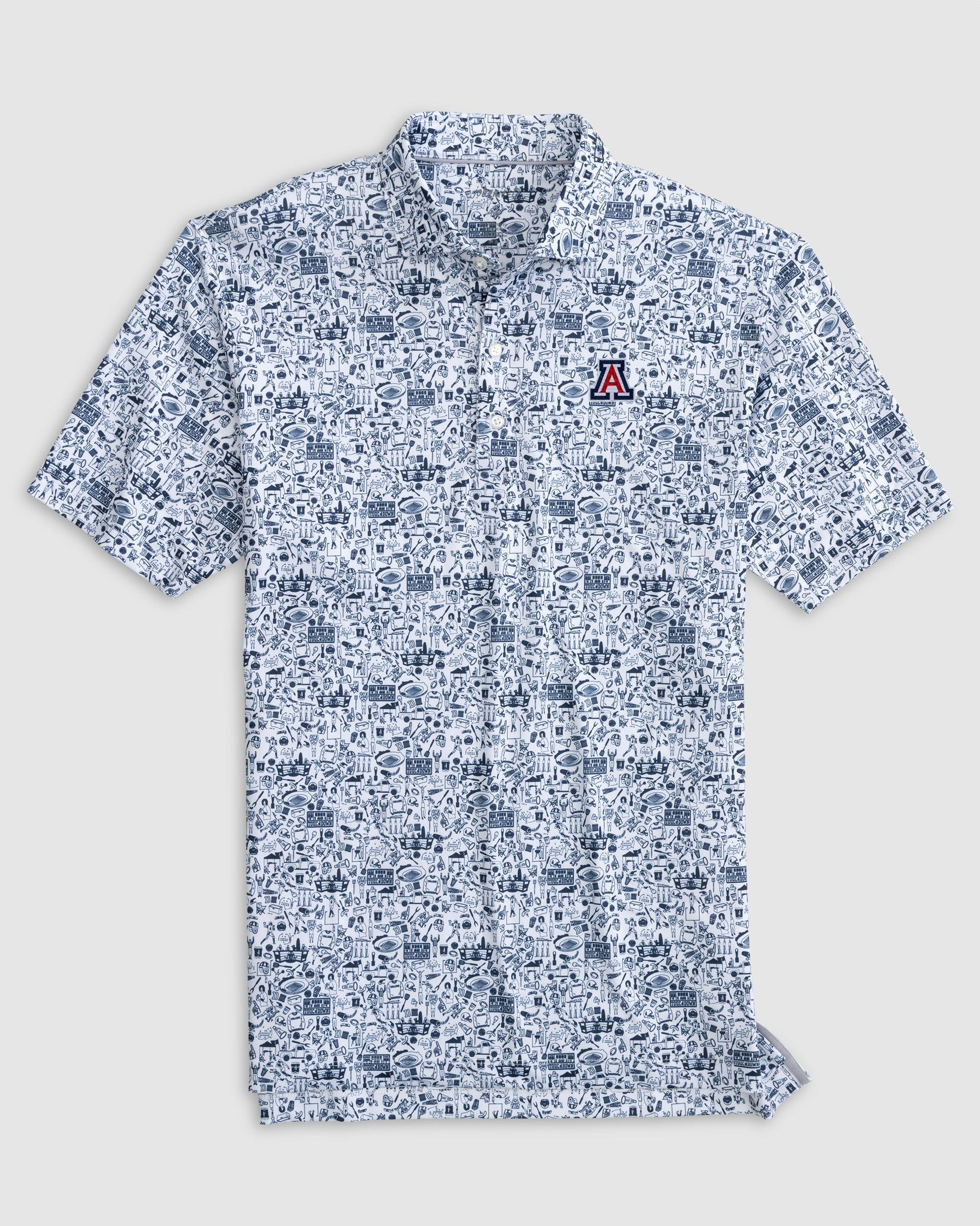 University of Arizona Tailgater Printed Jersey Performance Polo
