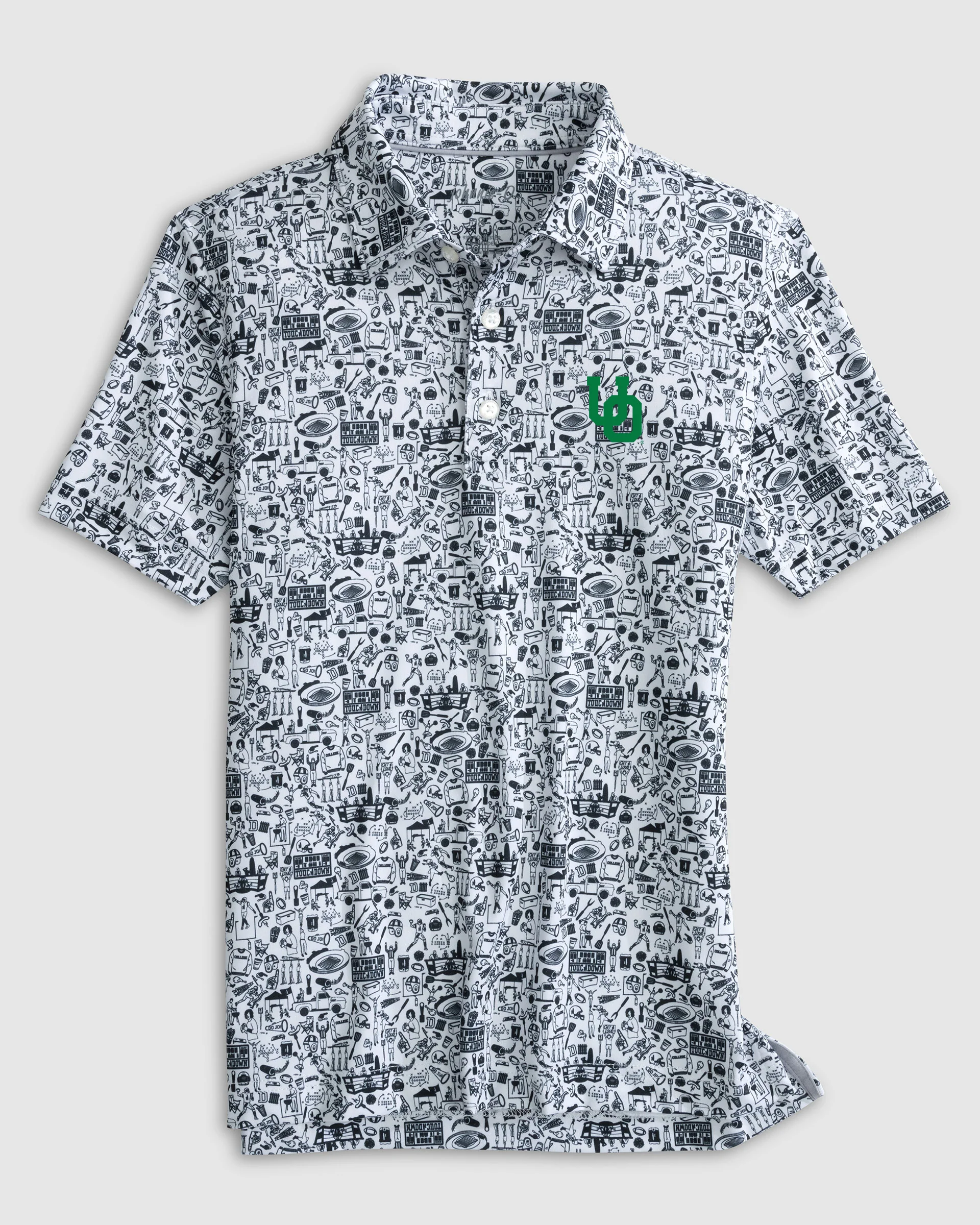 University of Oregon Tailgater Printed Jersey Performance Polo