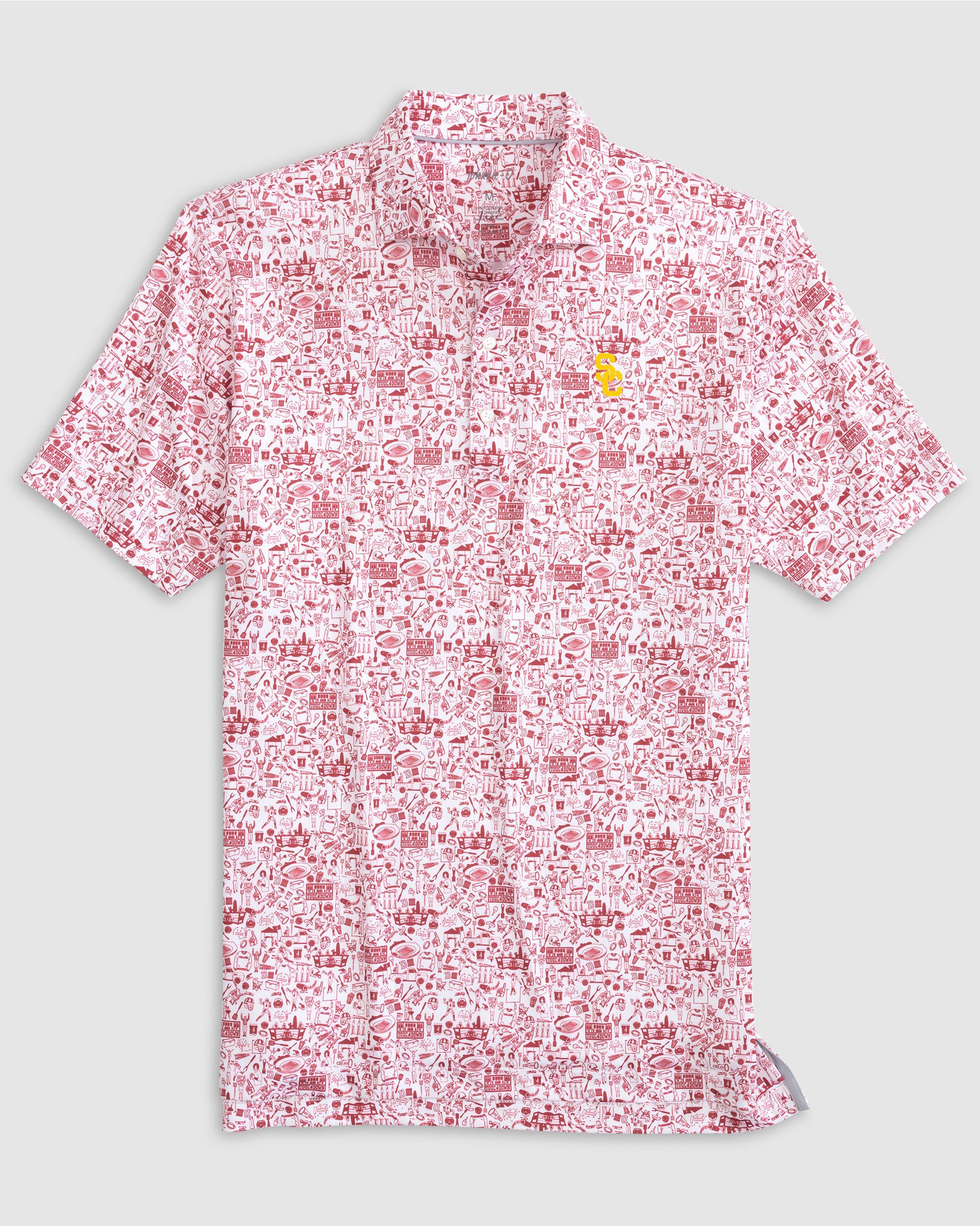 Southern California Tailgater Printed Jersey Performance Polo - Image 5