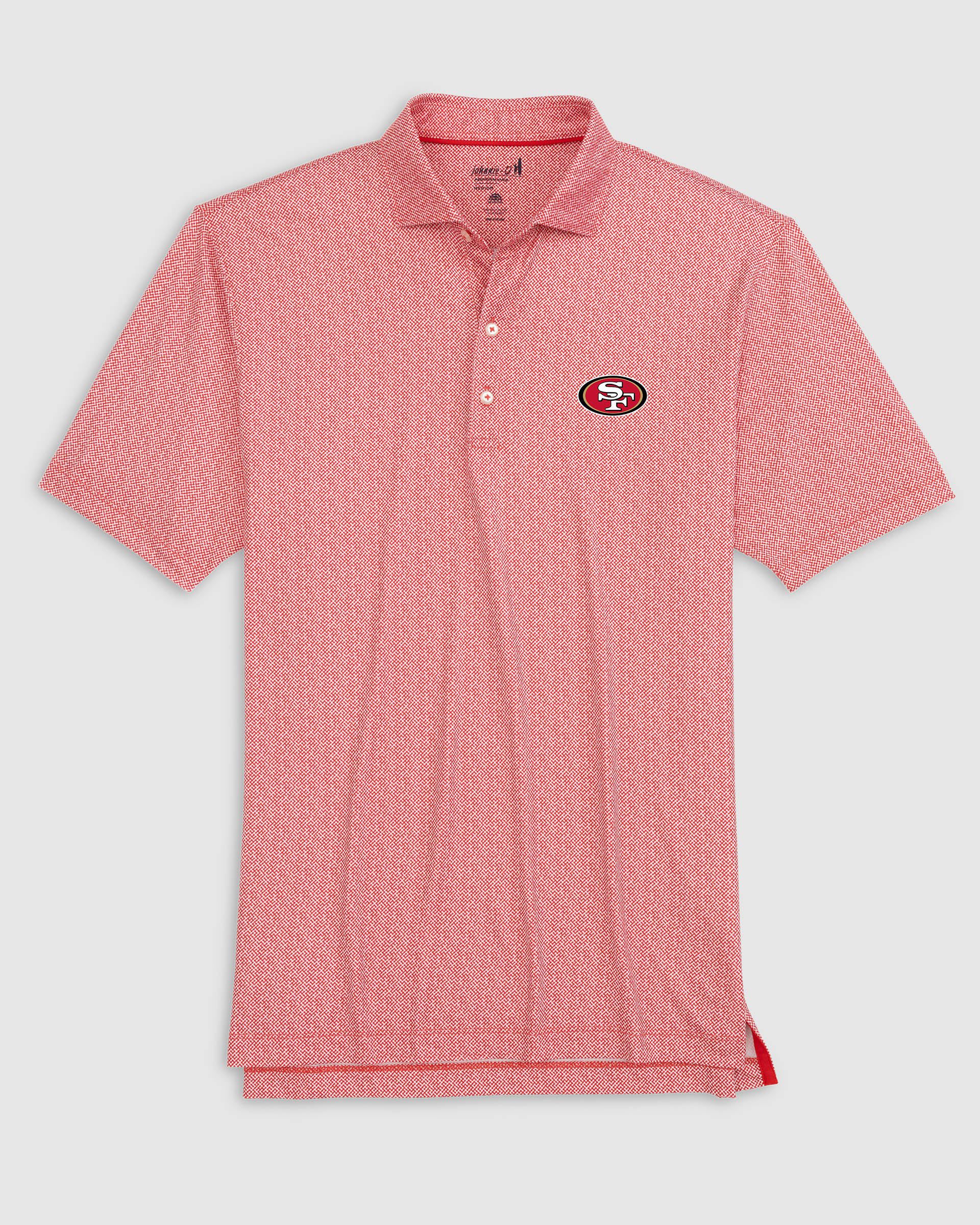 San Francisco 49ers Hinson Performance Jersey Polo - Image 2