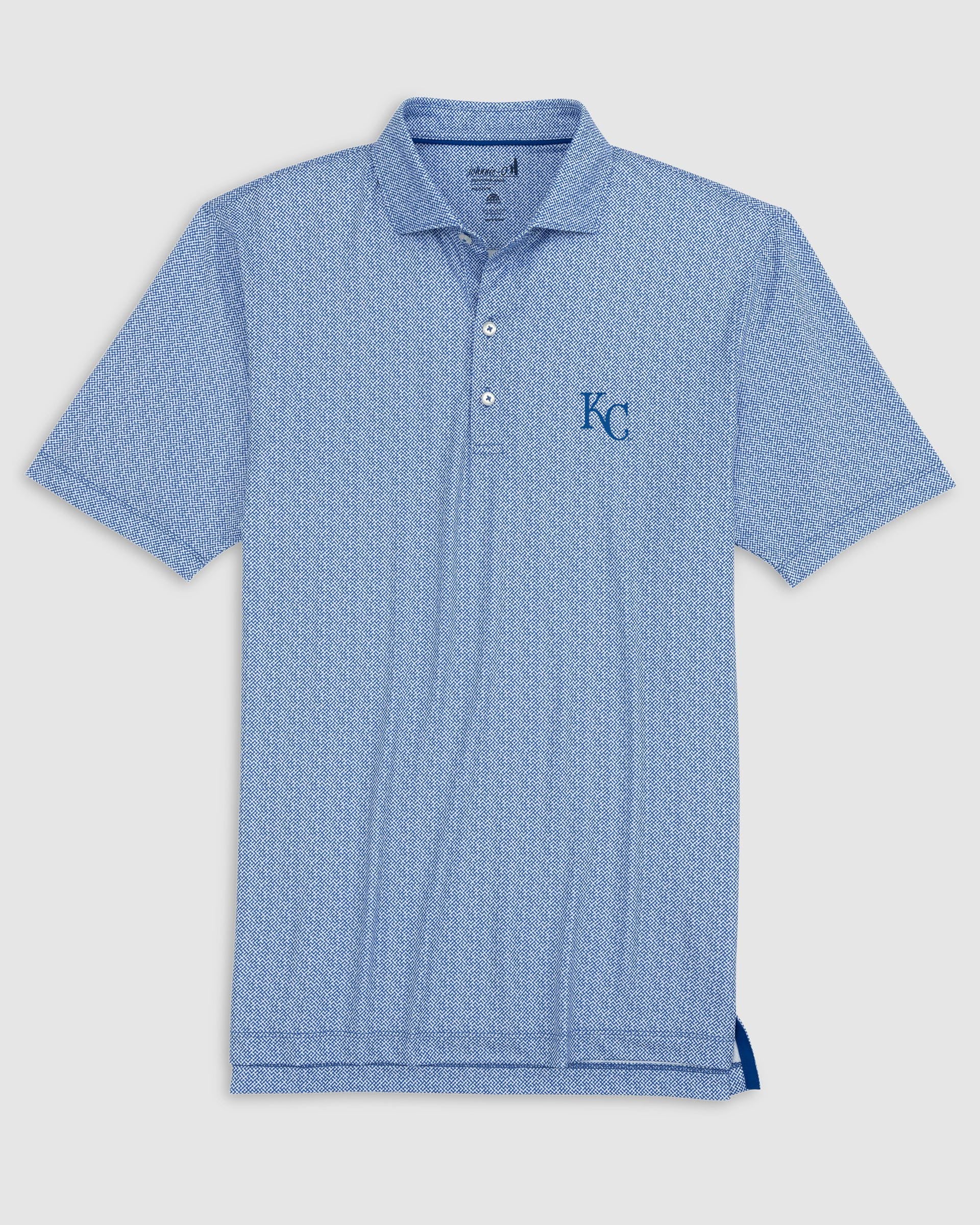 Kansas City Royals Hinson Printed Jersey Performance Polo - Image 3