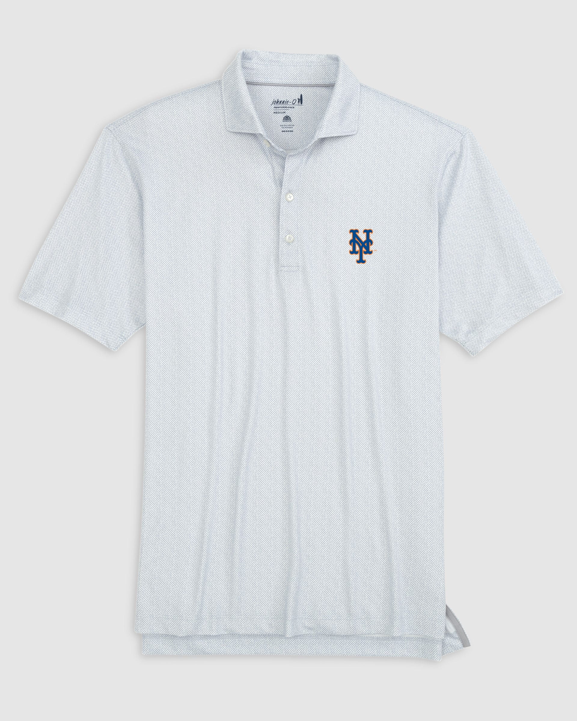 New York Mets Hinson Printed Jersey Performance Polo - Image 2