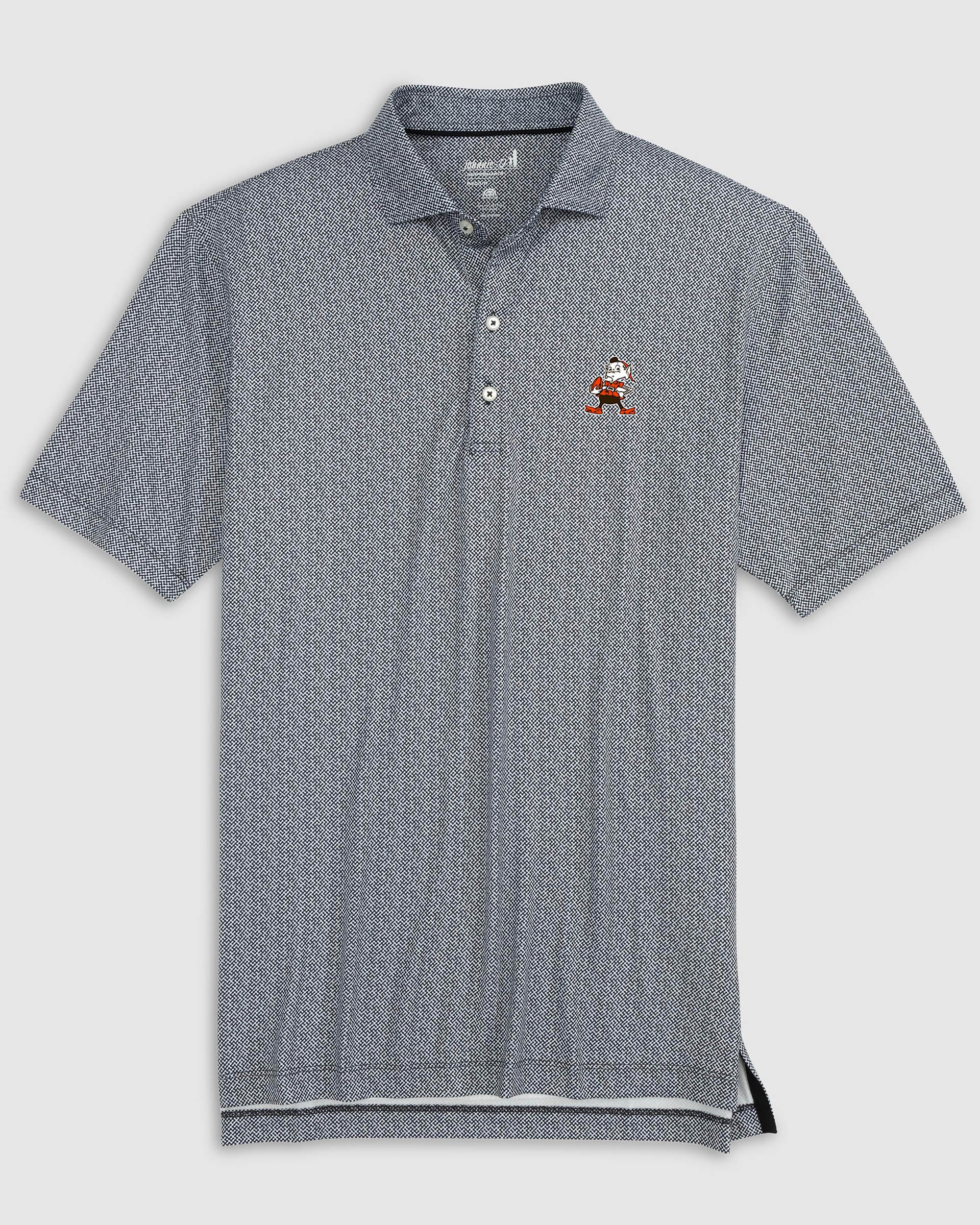 Cleveland Browns Hinson Performance Jersey Polo - Classic Brownie Logo