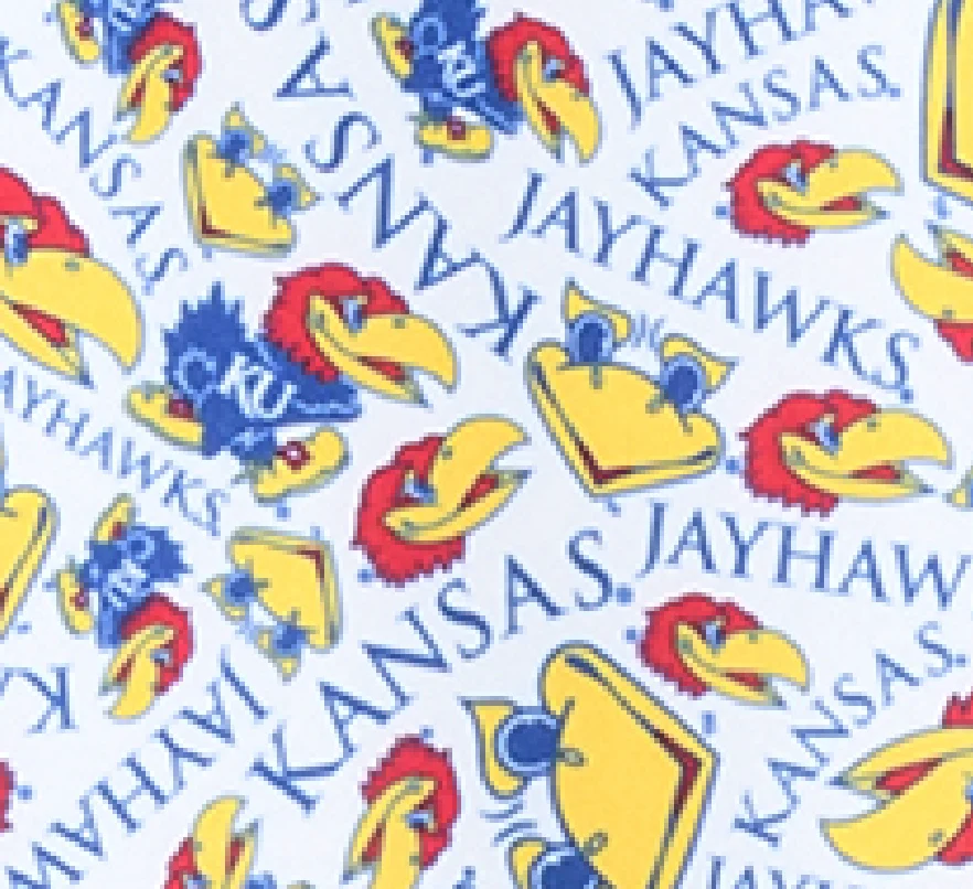 University of Kansas Galvin Performance Jersey Printed Polo - Image 3