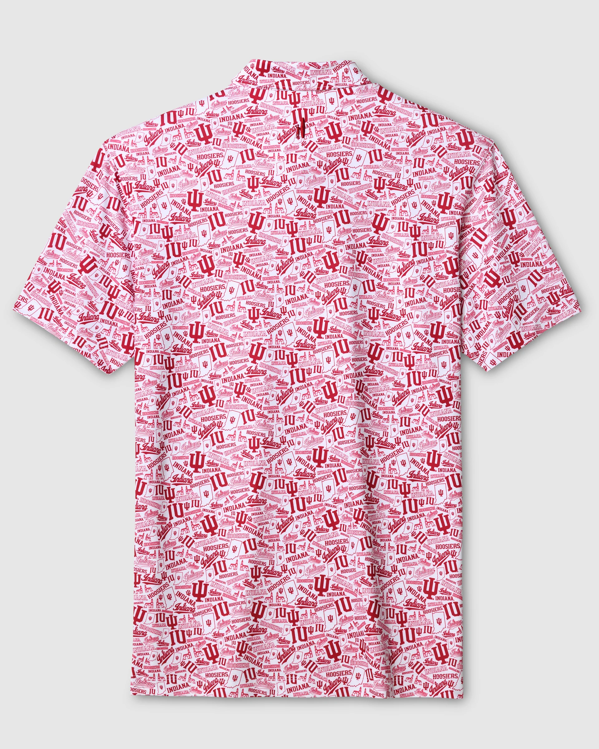 Indiana University Galvin Performance Jersey Printed Polo - Image 2