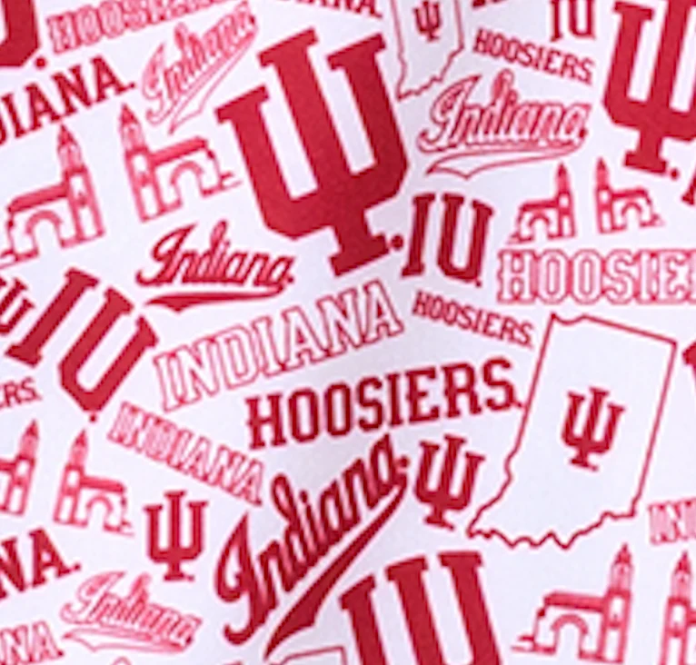 Indiana University Galvin Performance Jersey Printed Polo - Image 3