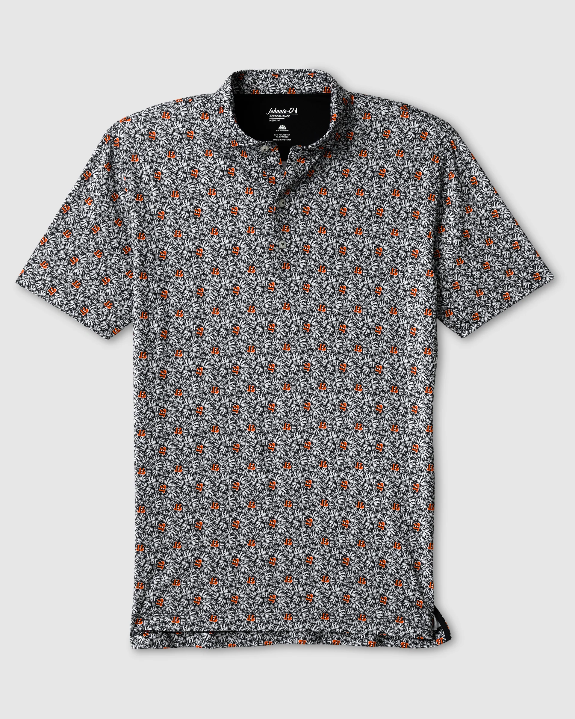 Cincinnati Bengals Galvin Performance Jersey Printed Polo