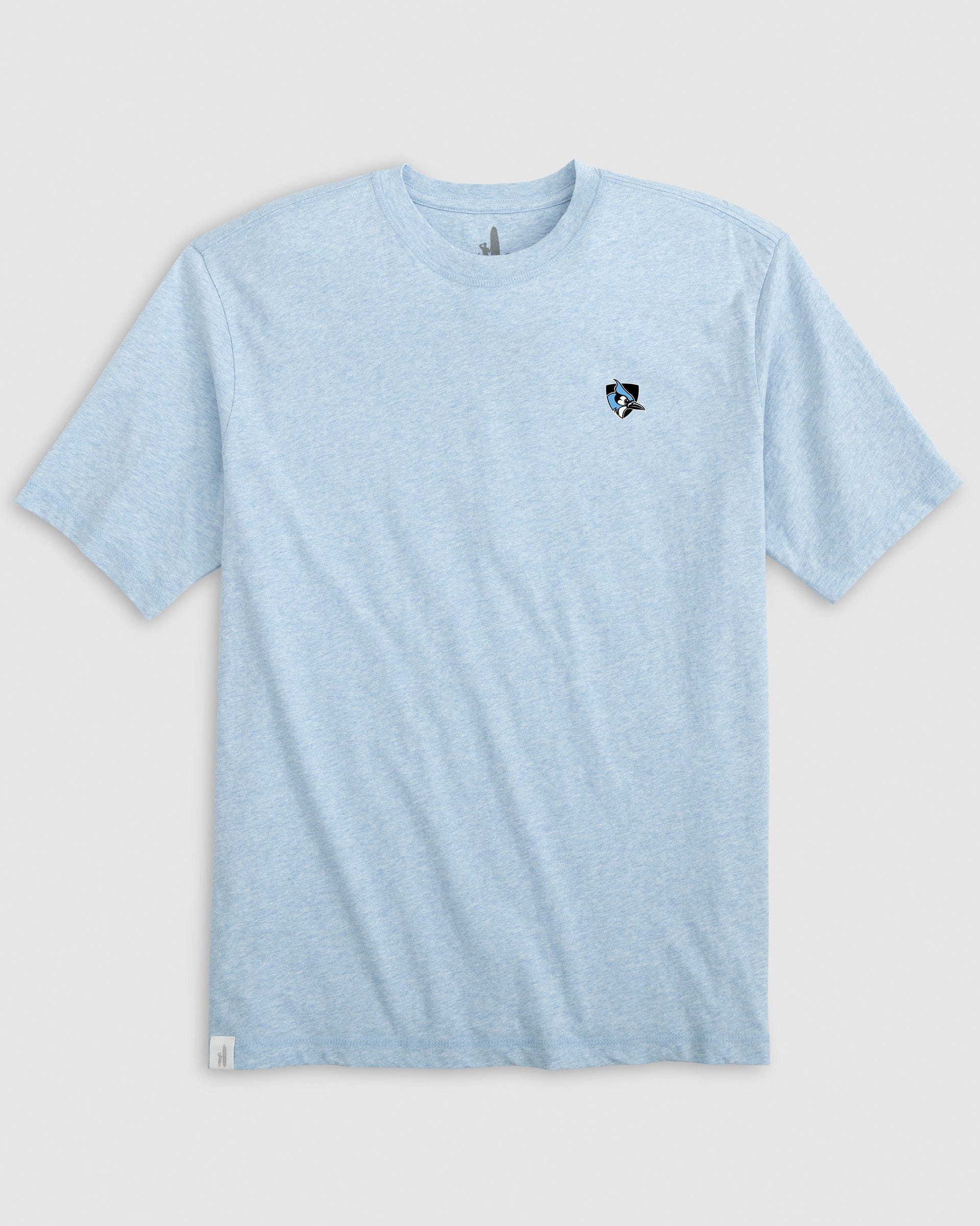 Johns Hopkins Heathered Spencer Cotton T-Shirt - Athletic Logo - Image 3