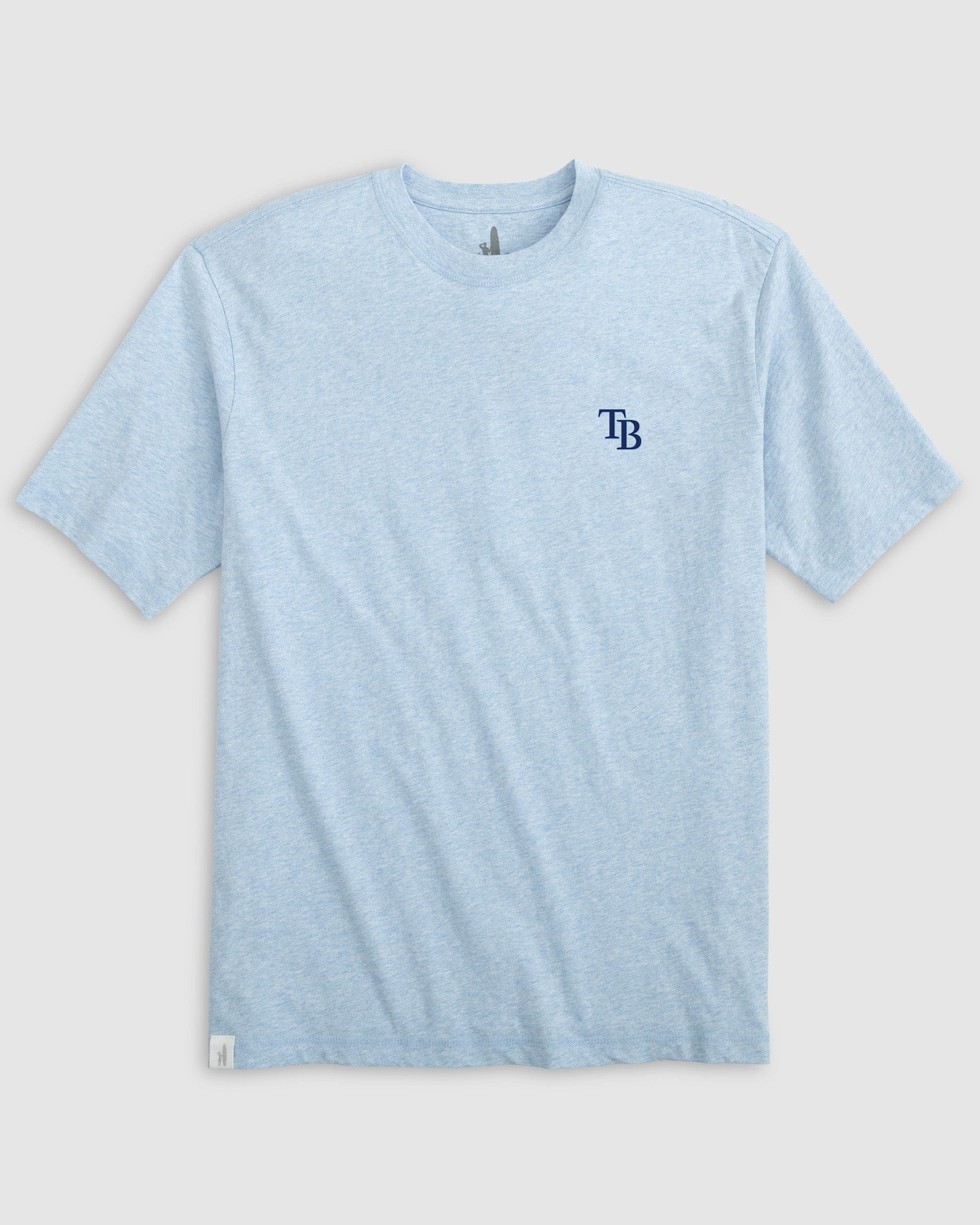 Tampa Bay Rays Heathered Spencer Cotton T-Shirt - Image 2