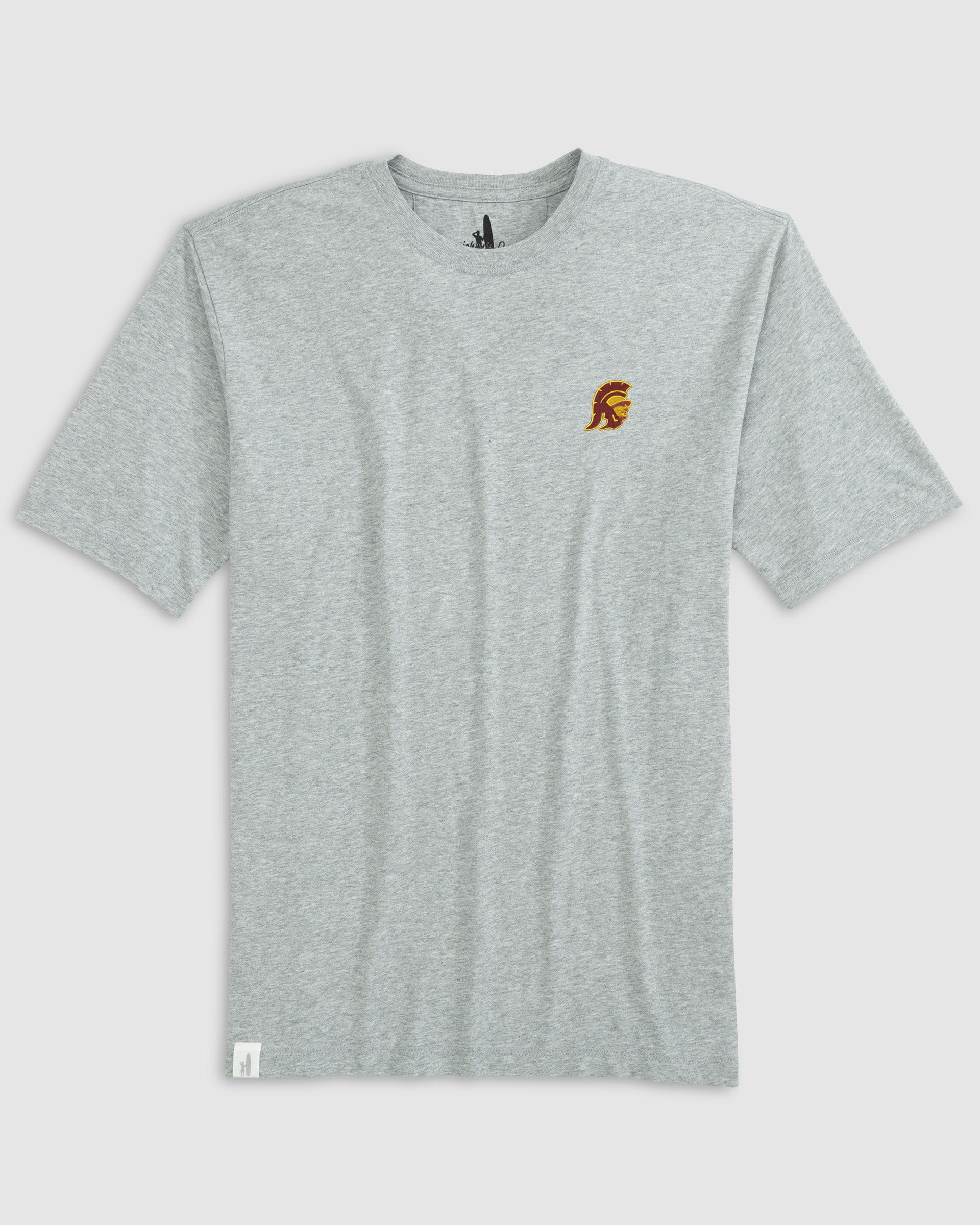 Southern California Heathered Spencer Cotton T-Shirt - Trojan Logo - Image 7
