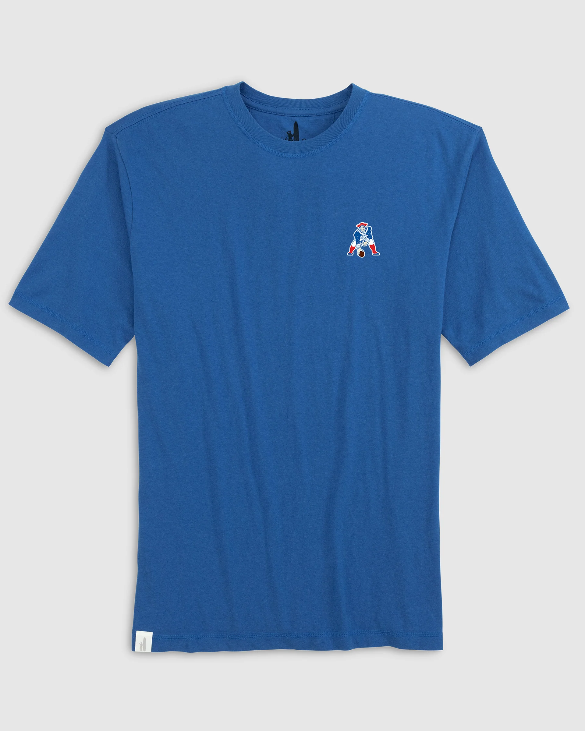 New England Patriots Heathered Spencer Crewneck T-Shirt - Classic Logo