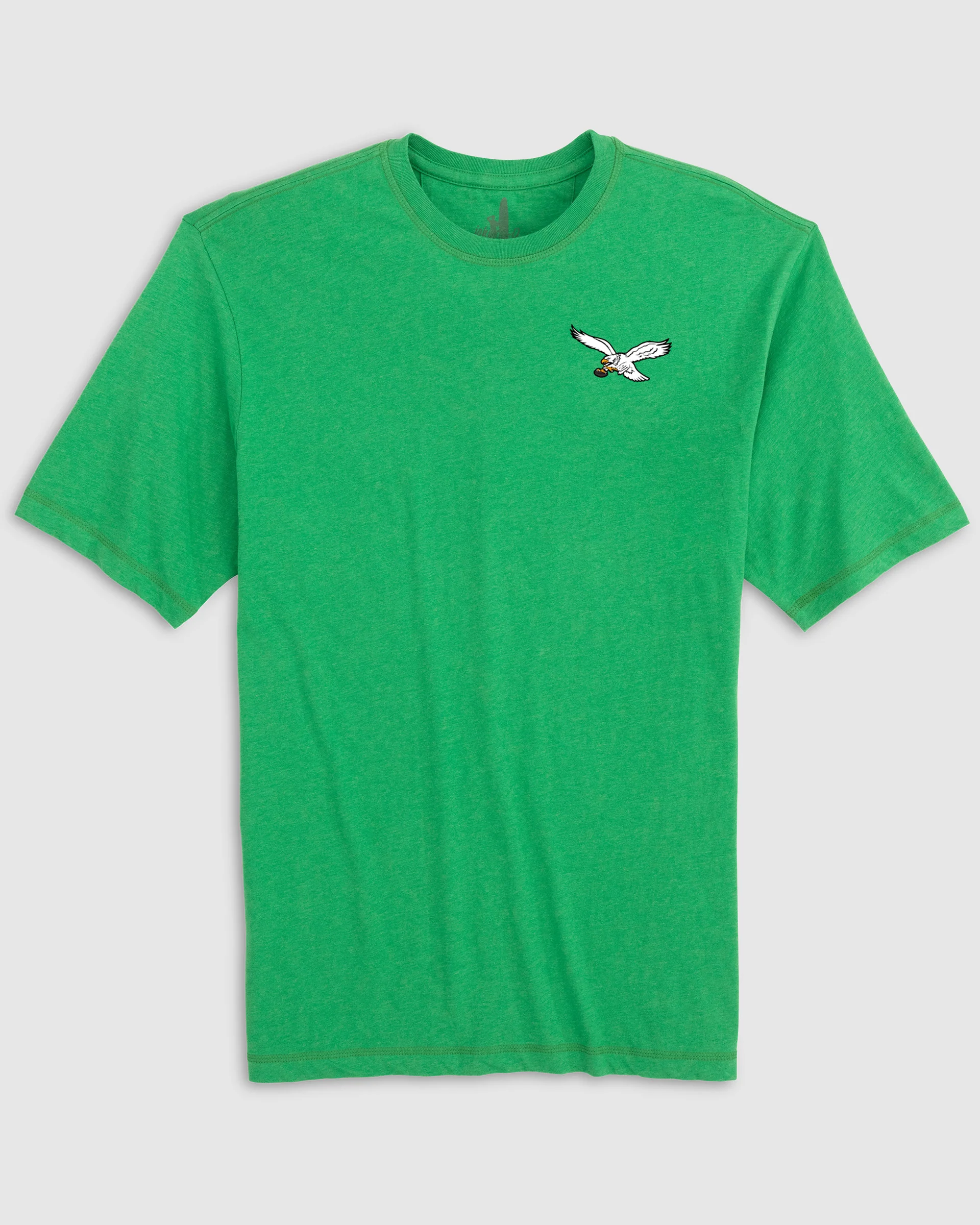 Philadelphia Eagles Heathered Spencer Crewneck T-Shirt - Classic Logo - Image 2