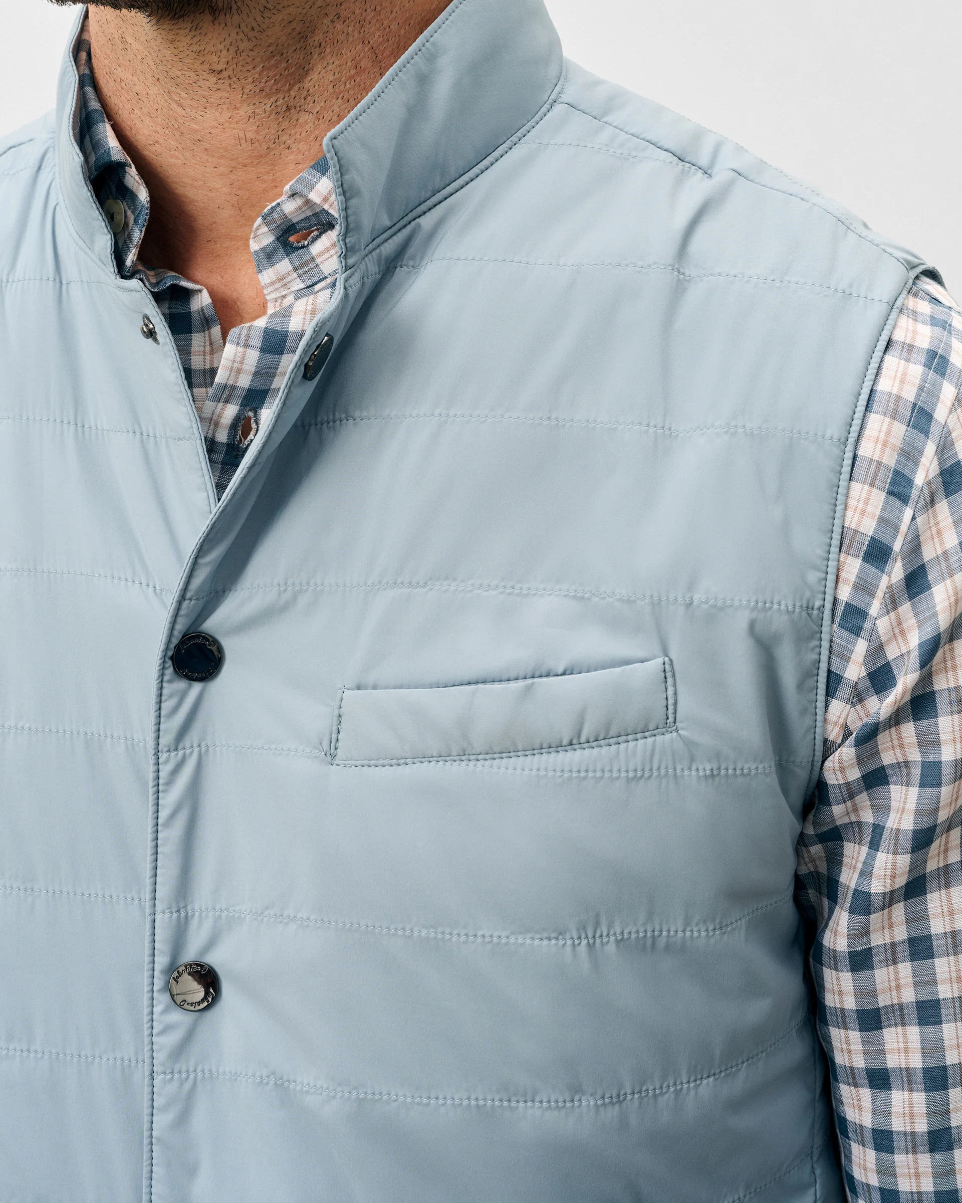 Bauer Snap Front Quilted Vest - Image 3