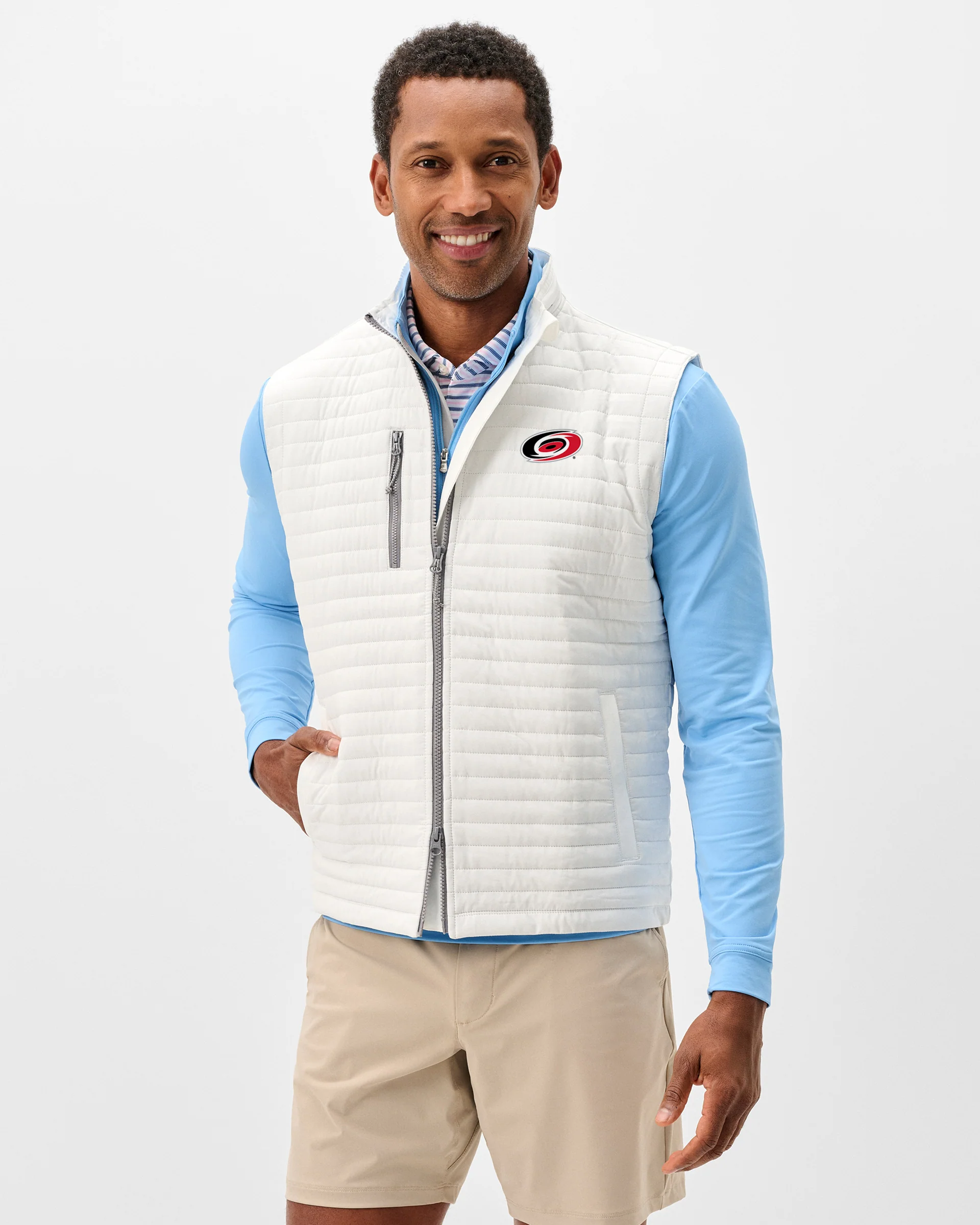 Carolina Hurricanes Crosswind Quilted Performance Vest - Image 6