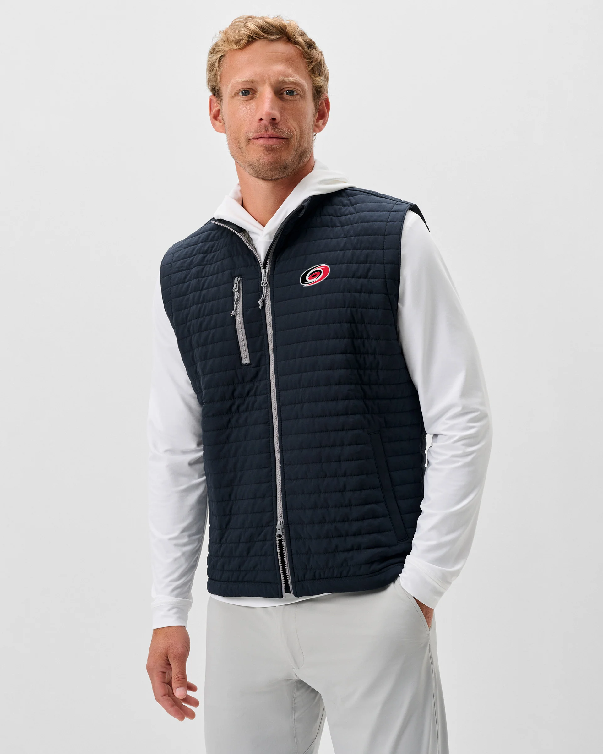 Carolina Hurricanes Crosswind Quilted Performance Vest - Image 7