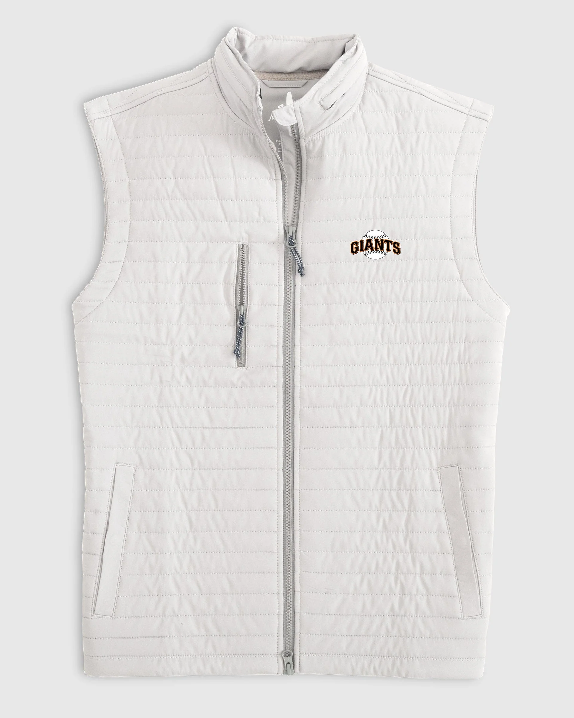 San Francisco Giants Crosswind Quilted Performance Vest - Cooperstown Logo - Image 3