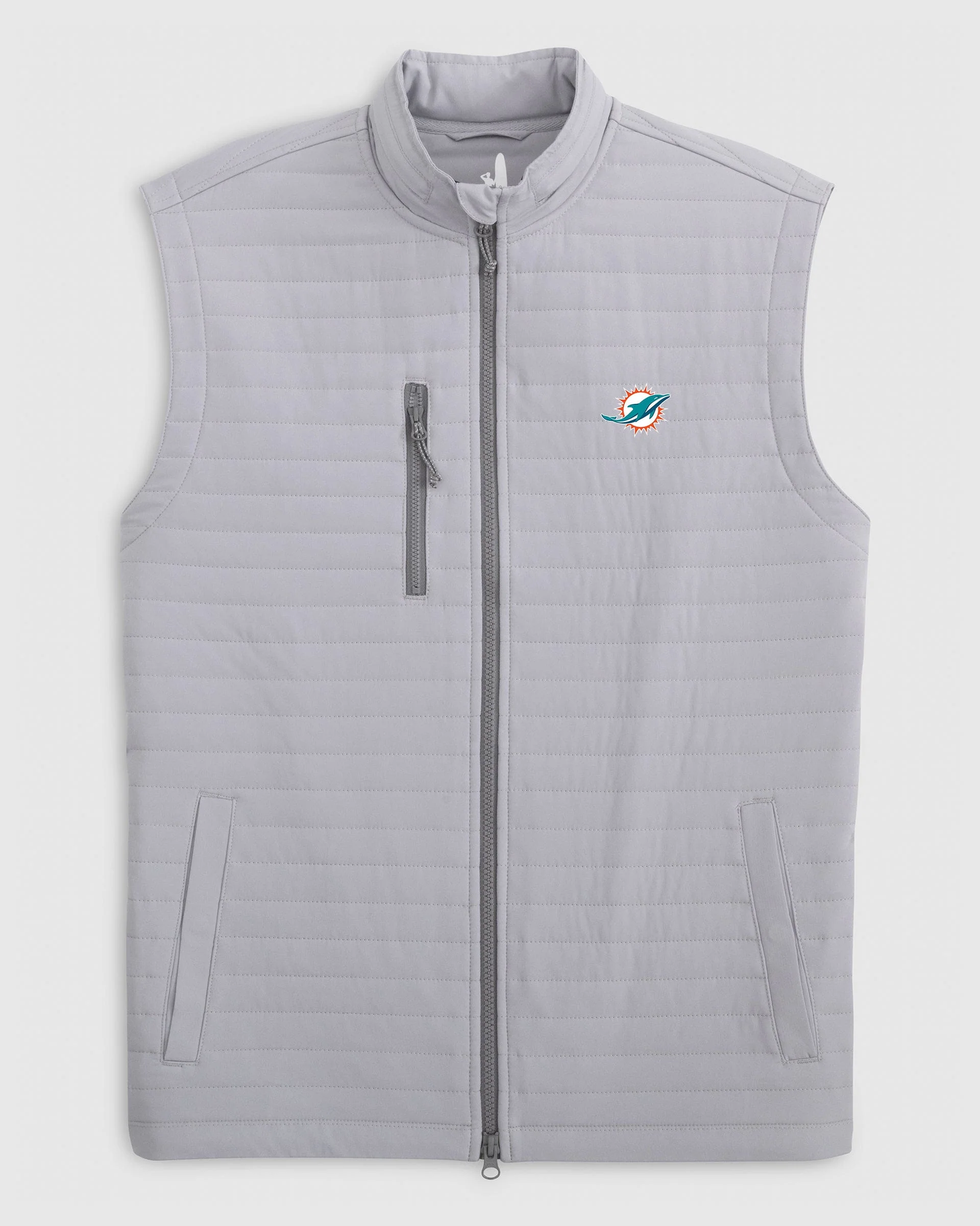 Miami Dolphins Crosswind Quilted Performance Vest - Image 2