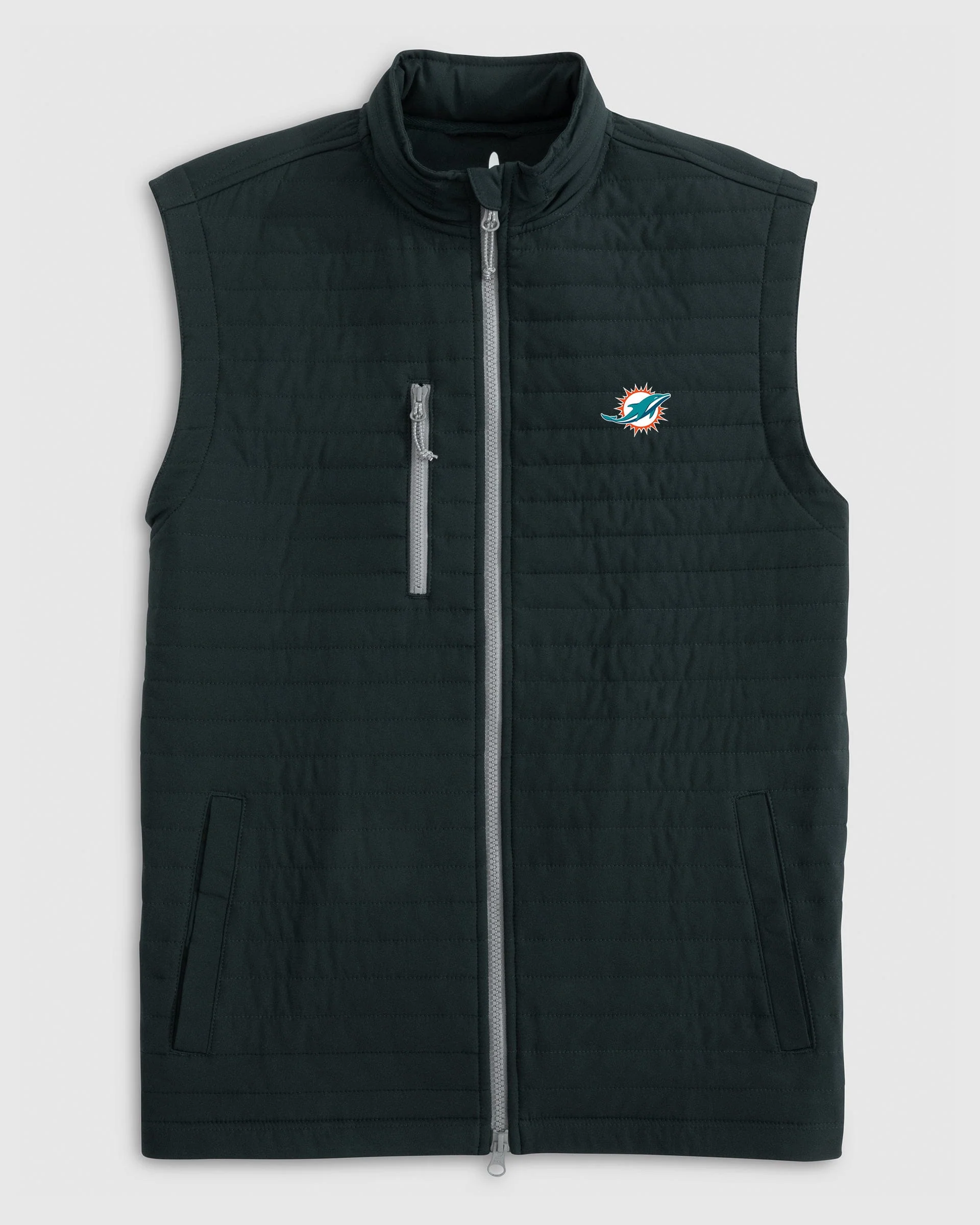 Miami Dolphins Crosswind Quilted Performance Vest - Image 3