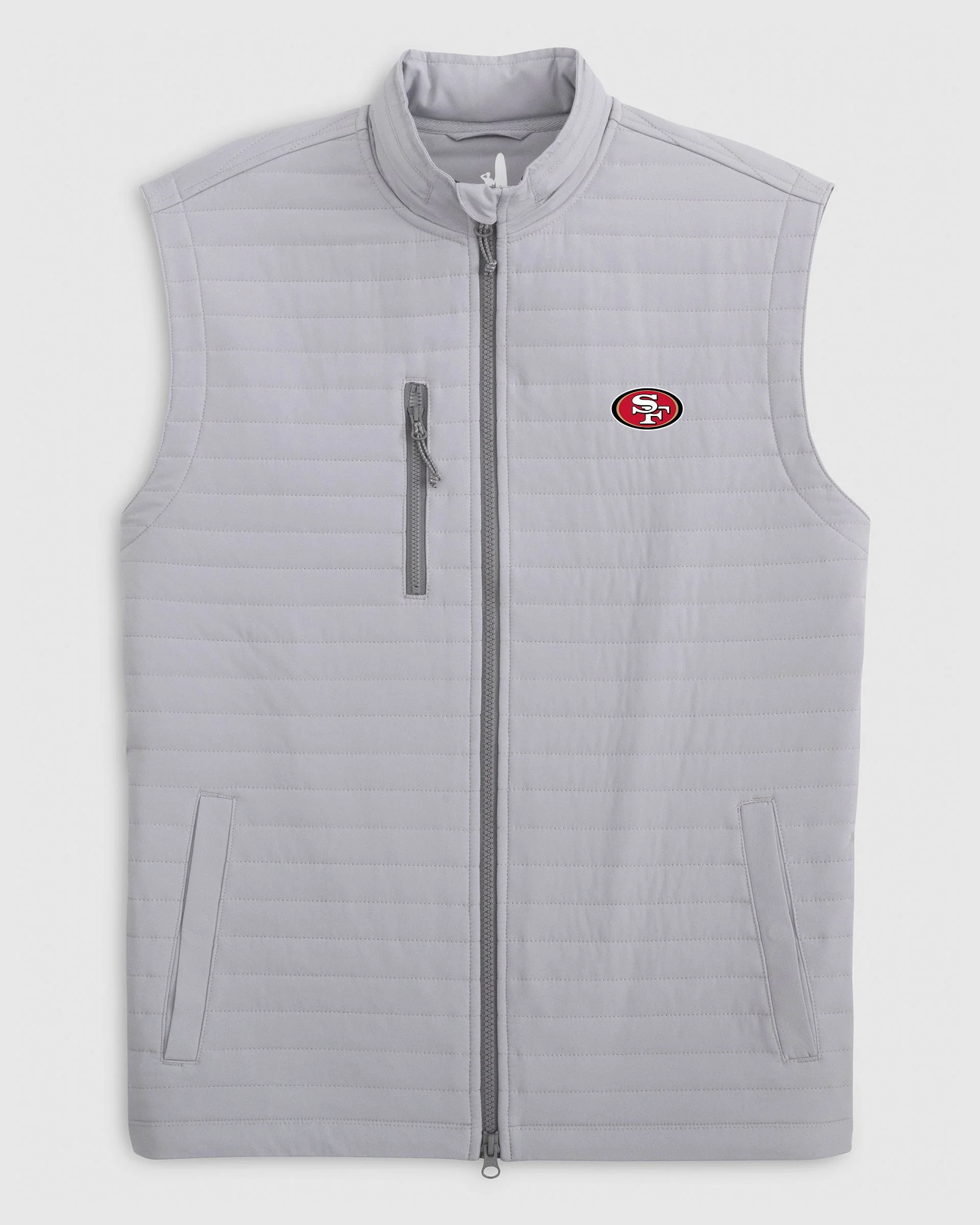 San Francisco 49ers Crosswind Quilted Performance Vest - Image 2