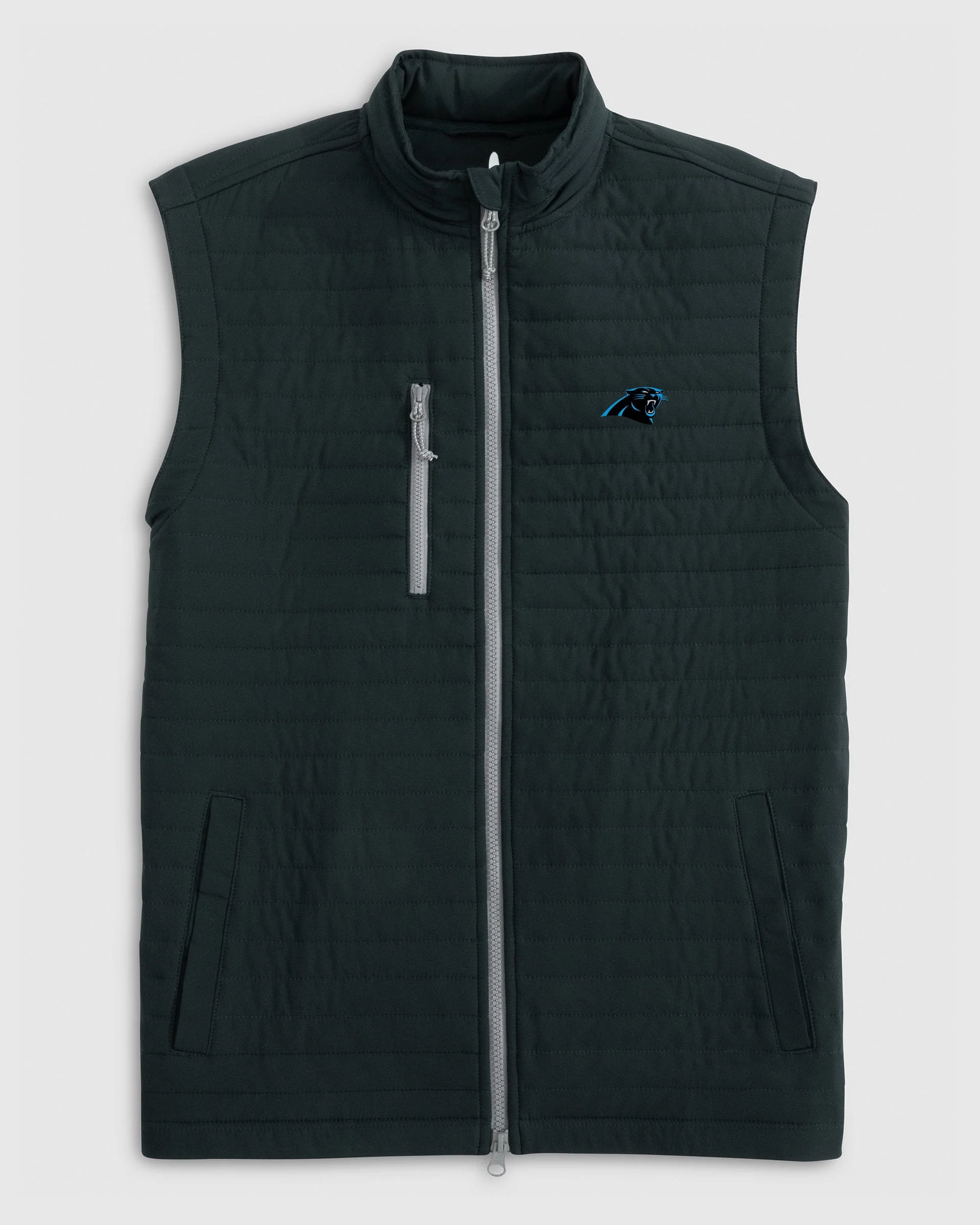 Carolina Panthers Crosswind Quilted Performance Vest - Image 3