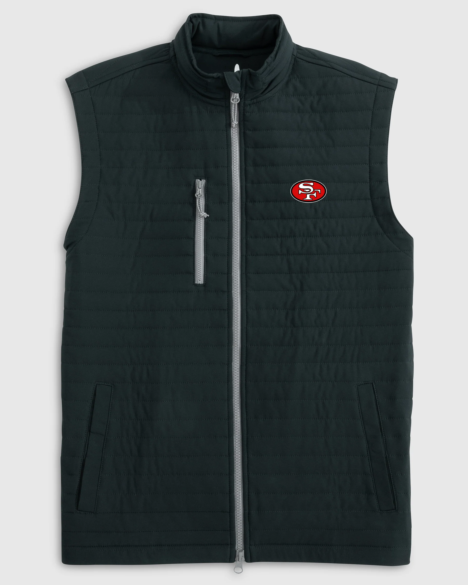 San Francisco 49ers Crosswind Quilted Performance Vest - Classic Logo