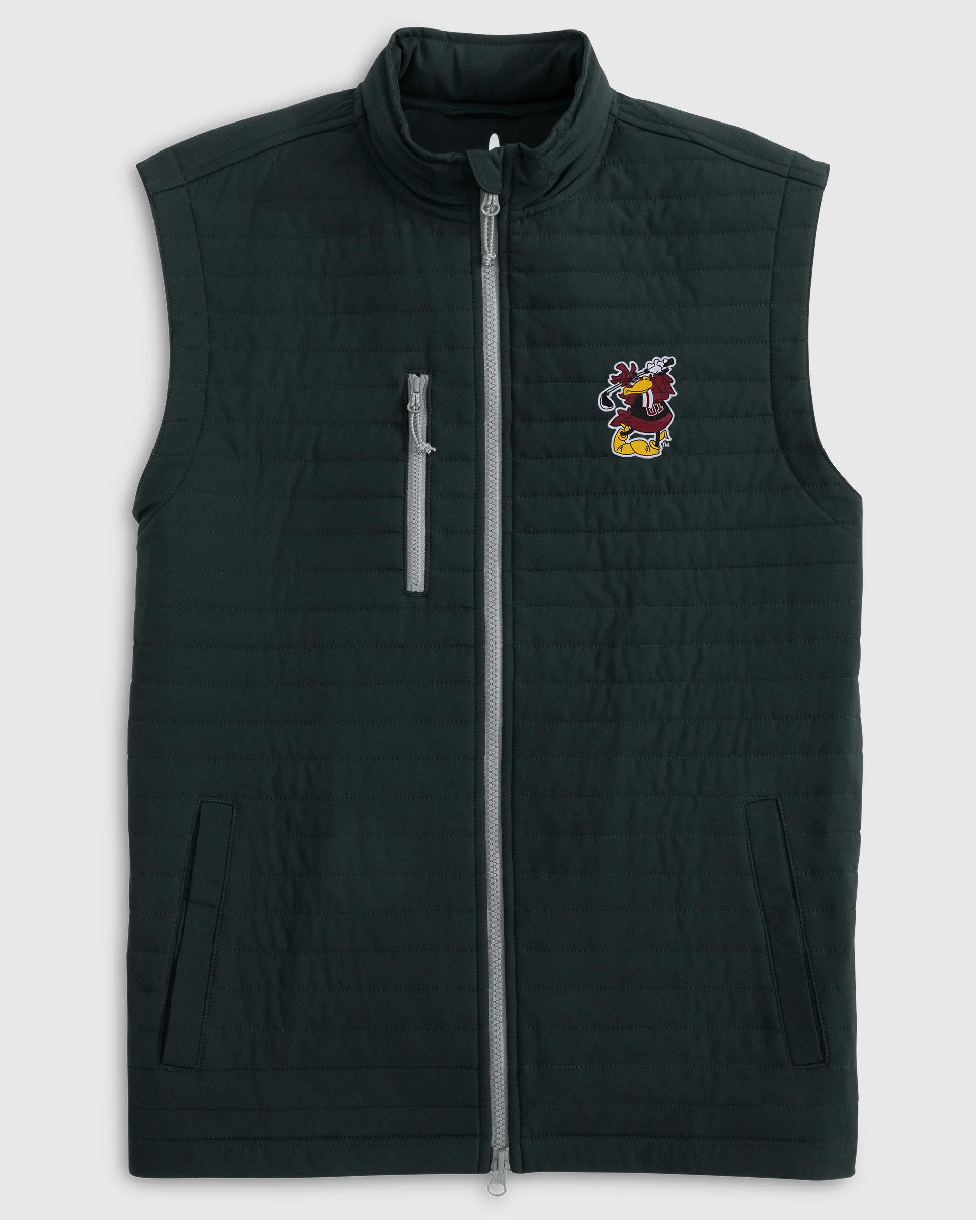 University of South Carolina Crosswind Quilted Performance Vest - Golf Logo
