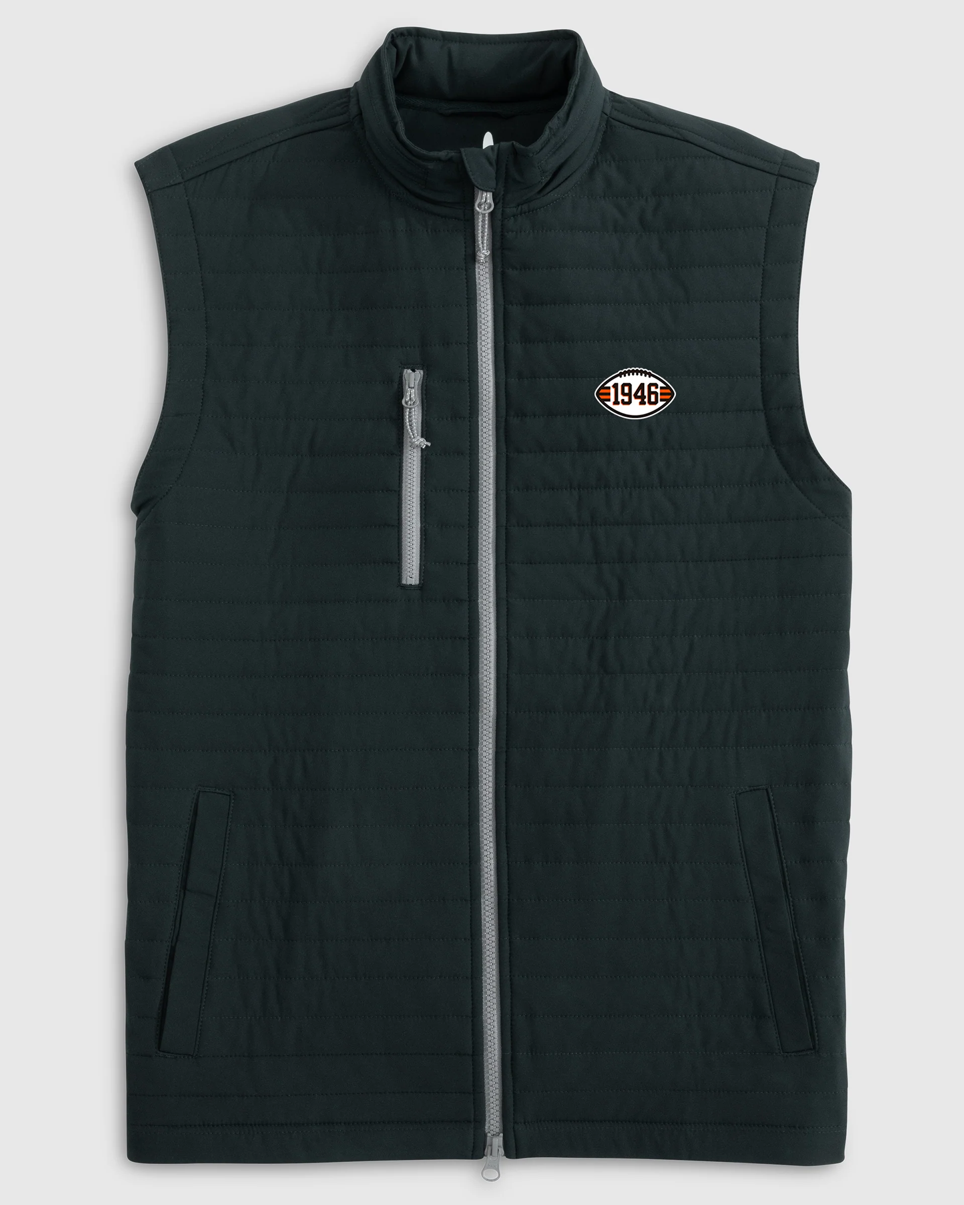 Cleveland Browns Crosswind Quilted Performance Vest - Classic 1946 Logo